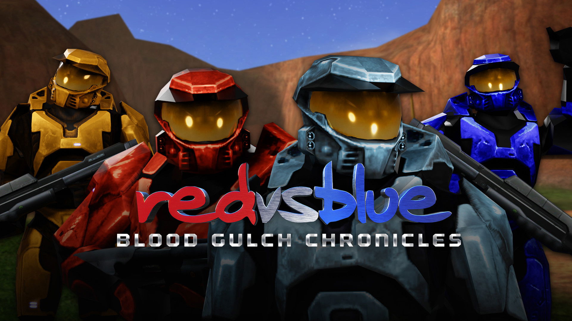 Backdrop for Red Vs Blue Blood Gulch Chronicles I