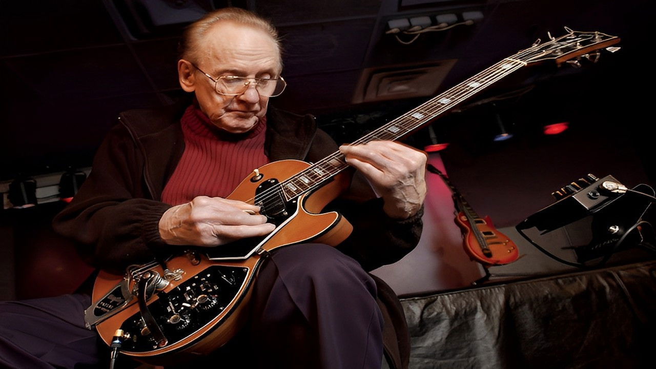 Backdrop for Les Paul: Chasing Sound!