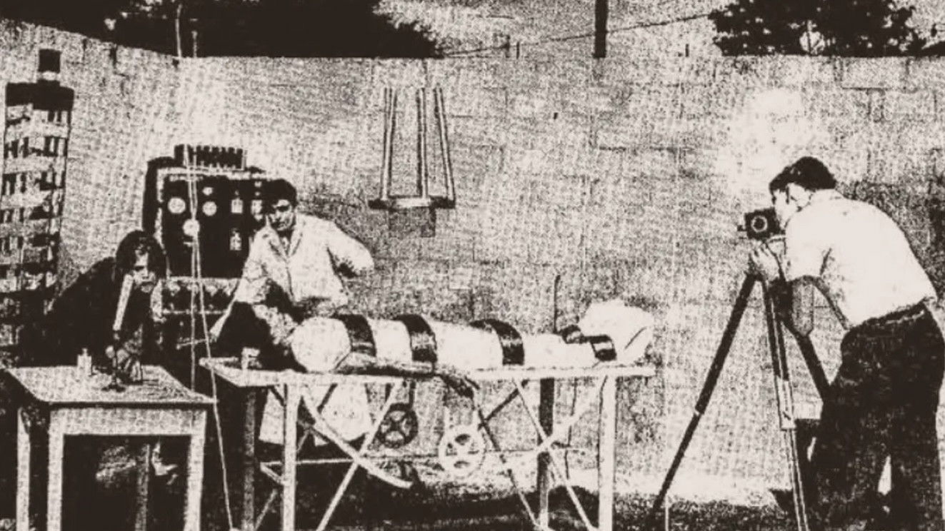 Backdrop for Frankenstein