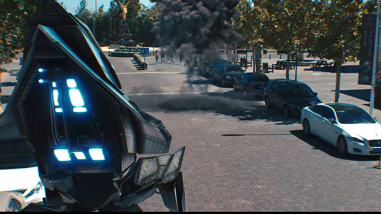 Backdrop for Mechanoids: Frontline