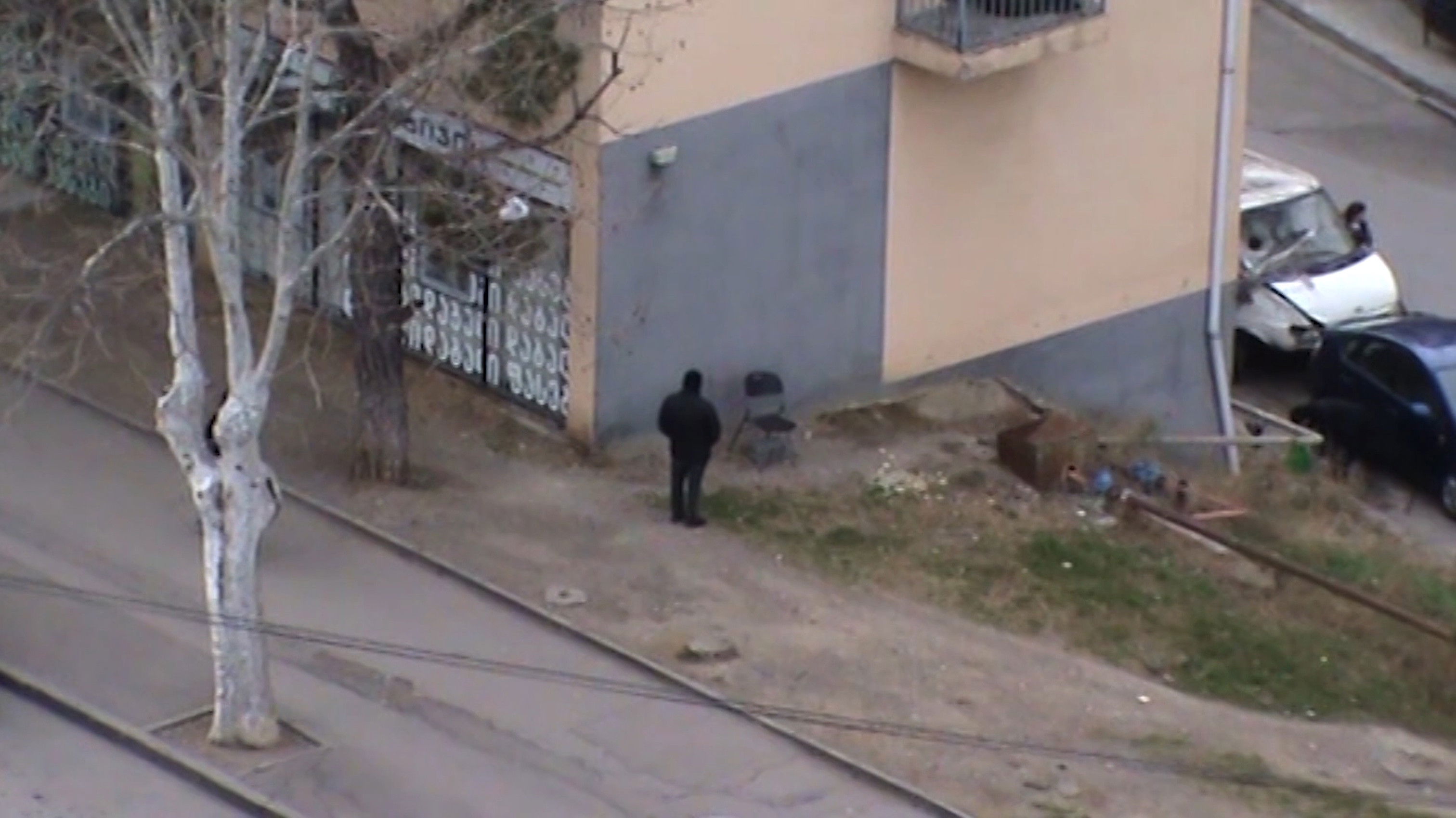 Backdrop for What they sit on in Tbilisi