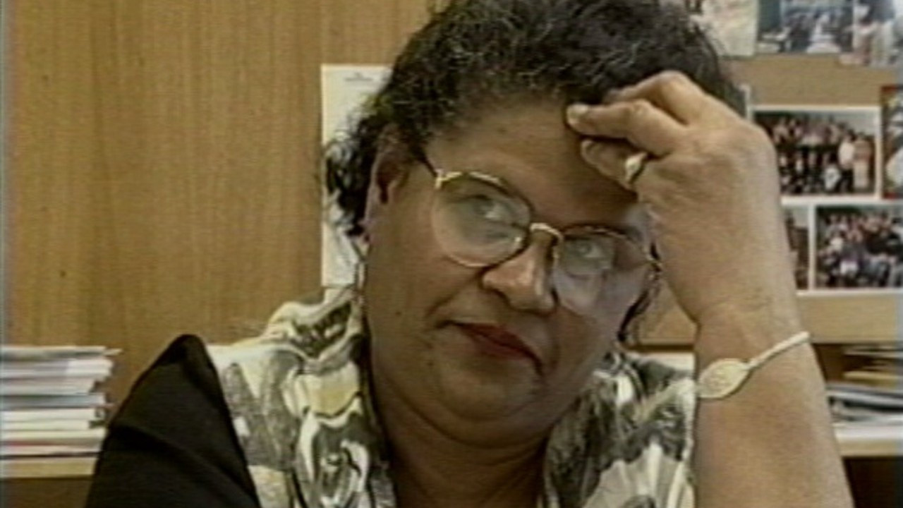 Backdrop for Waging Peace: A Year in the Life of Caledonia Junior High