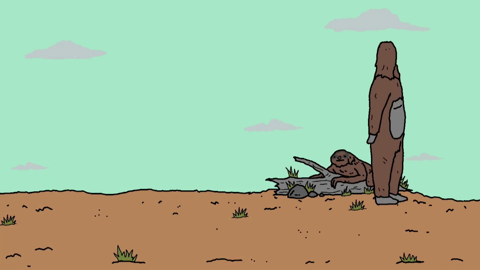 Backdrop for Sassy the Sasquatch