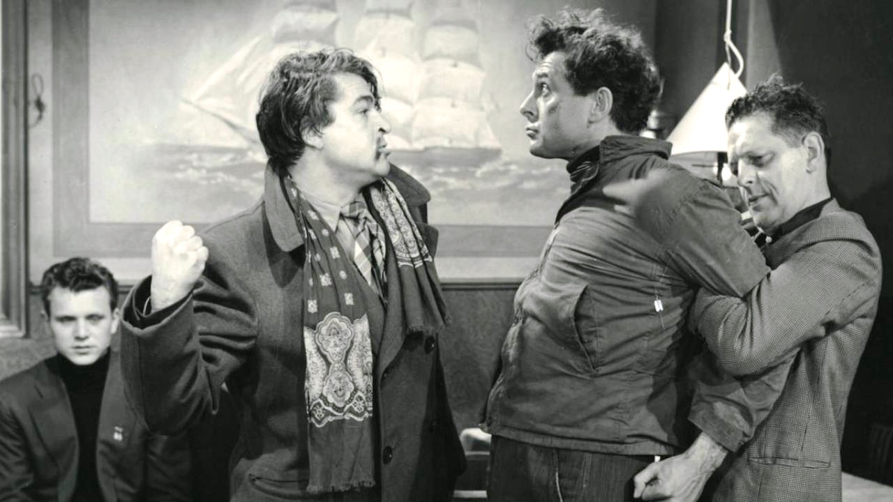 Backdrop for A Sailor goes ashore