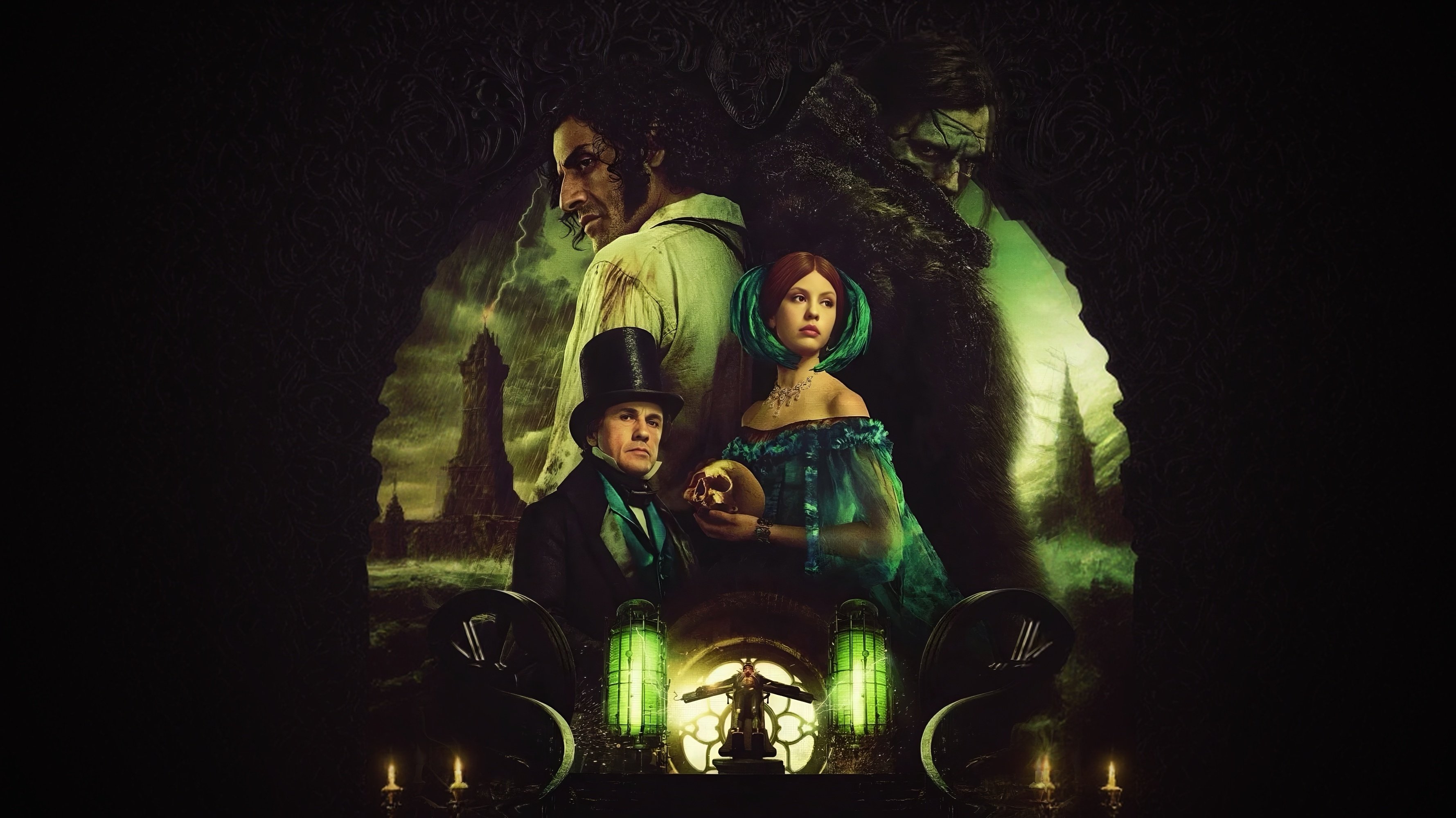 Backdrop for Frankenstein