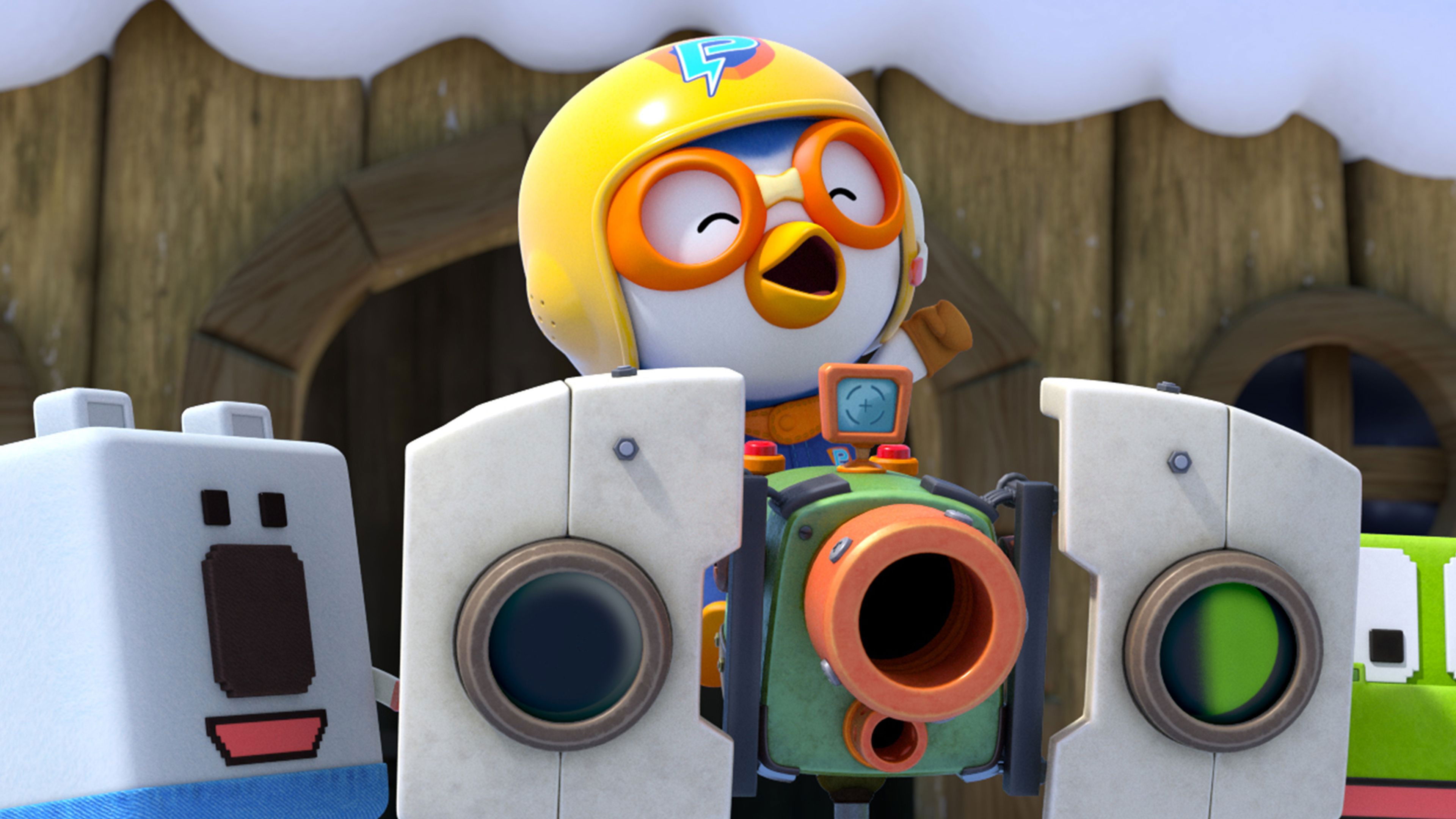 Backdrop for Pororo and Friends: Virus Busters