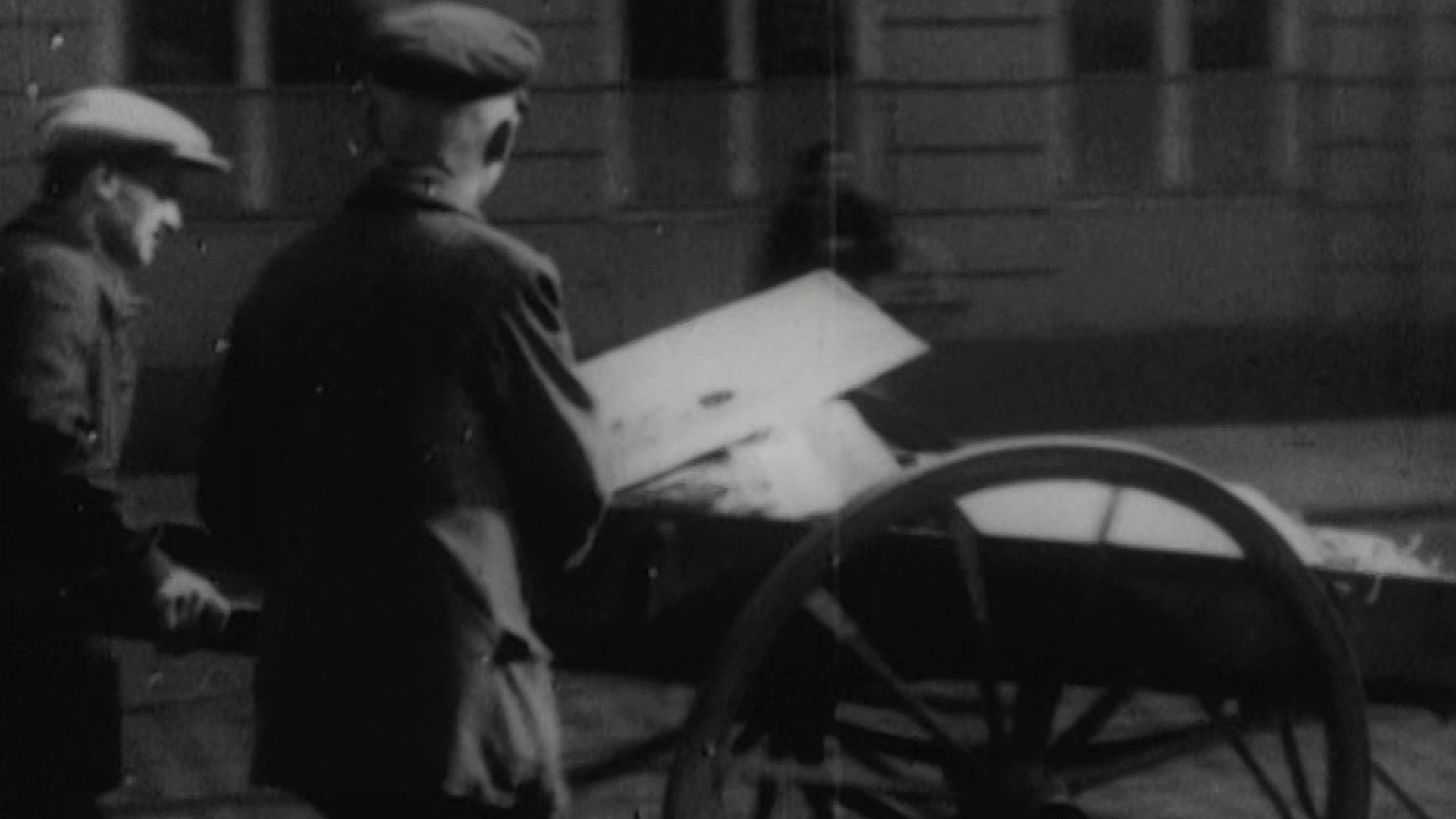 Backdrop for Travelling Hawkers in Frankfurt am Main