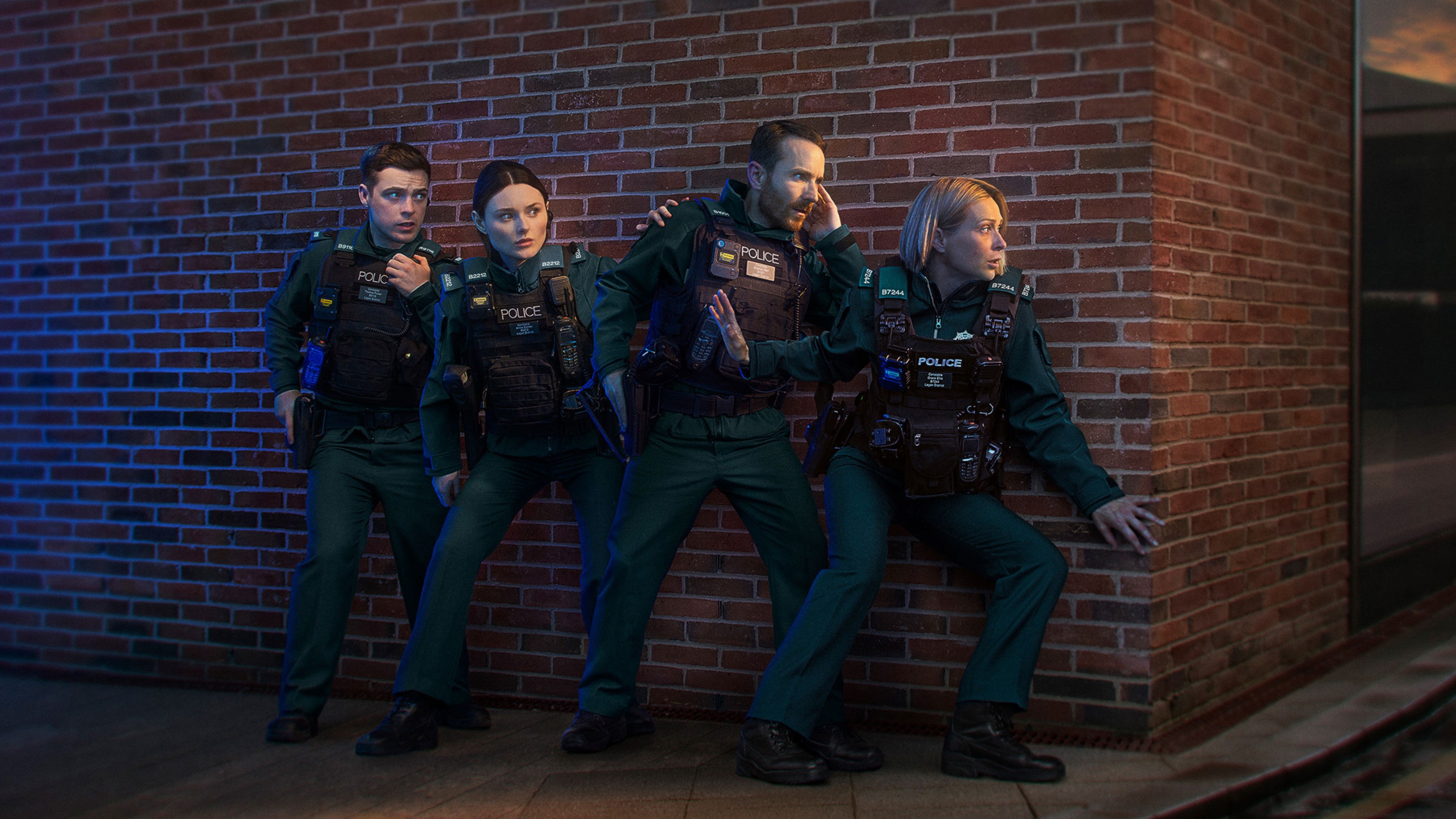 Backdrop for Blue Lights