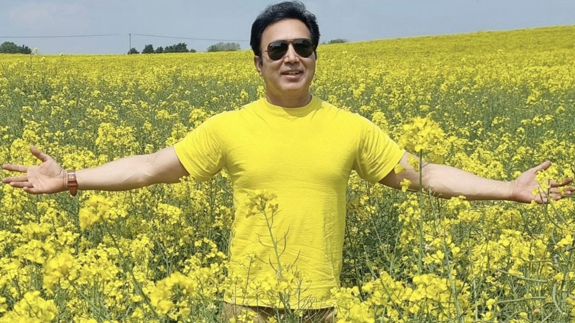 Backdrop for Mustard Fields