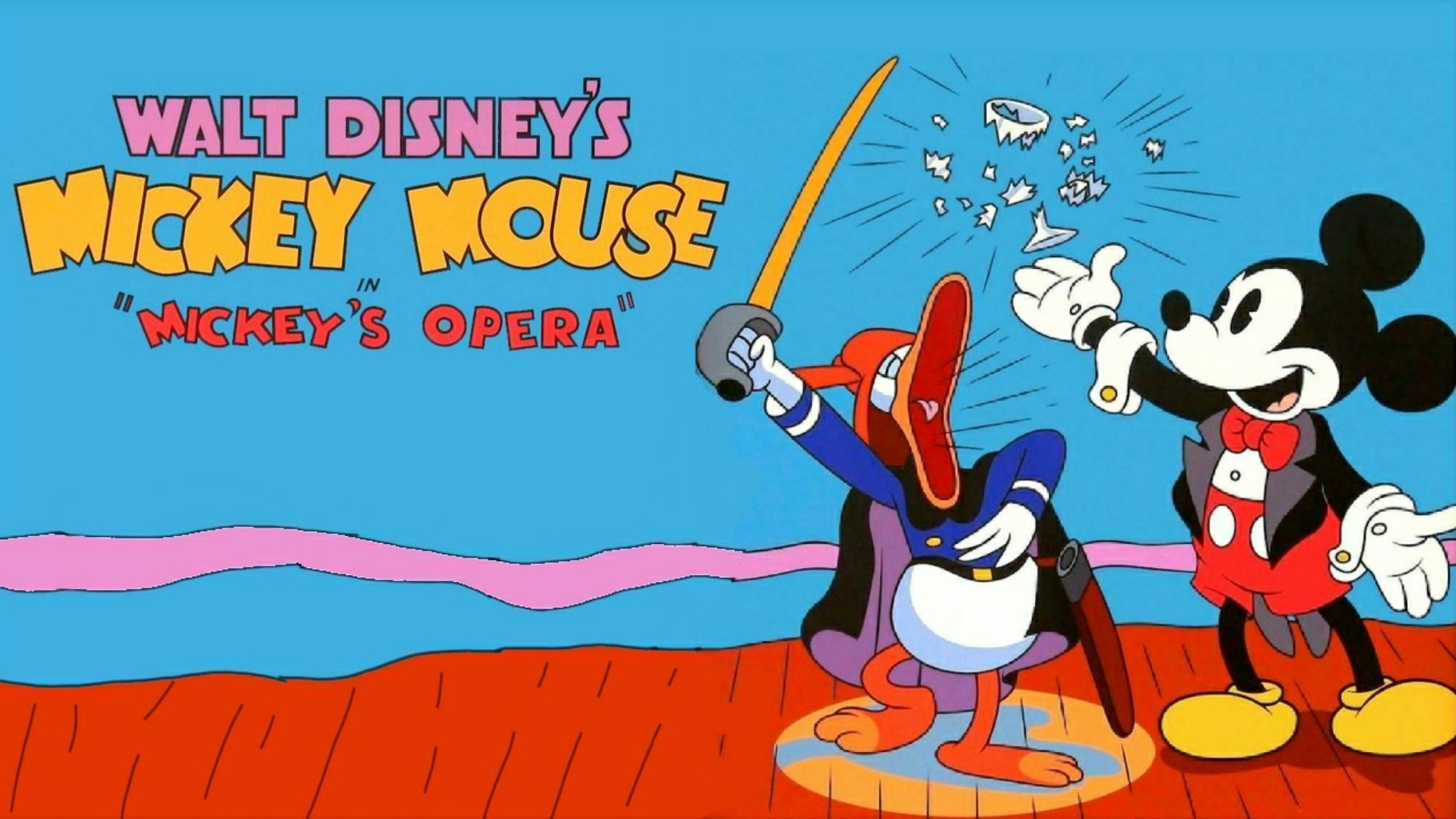 Backdrop for Mickey's Grand Opera