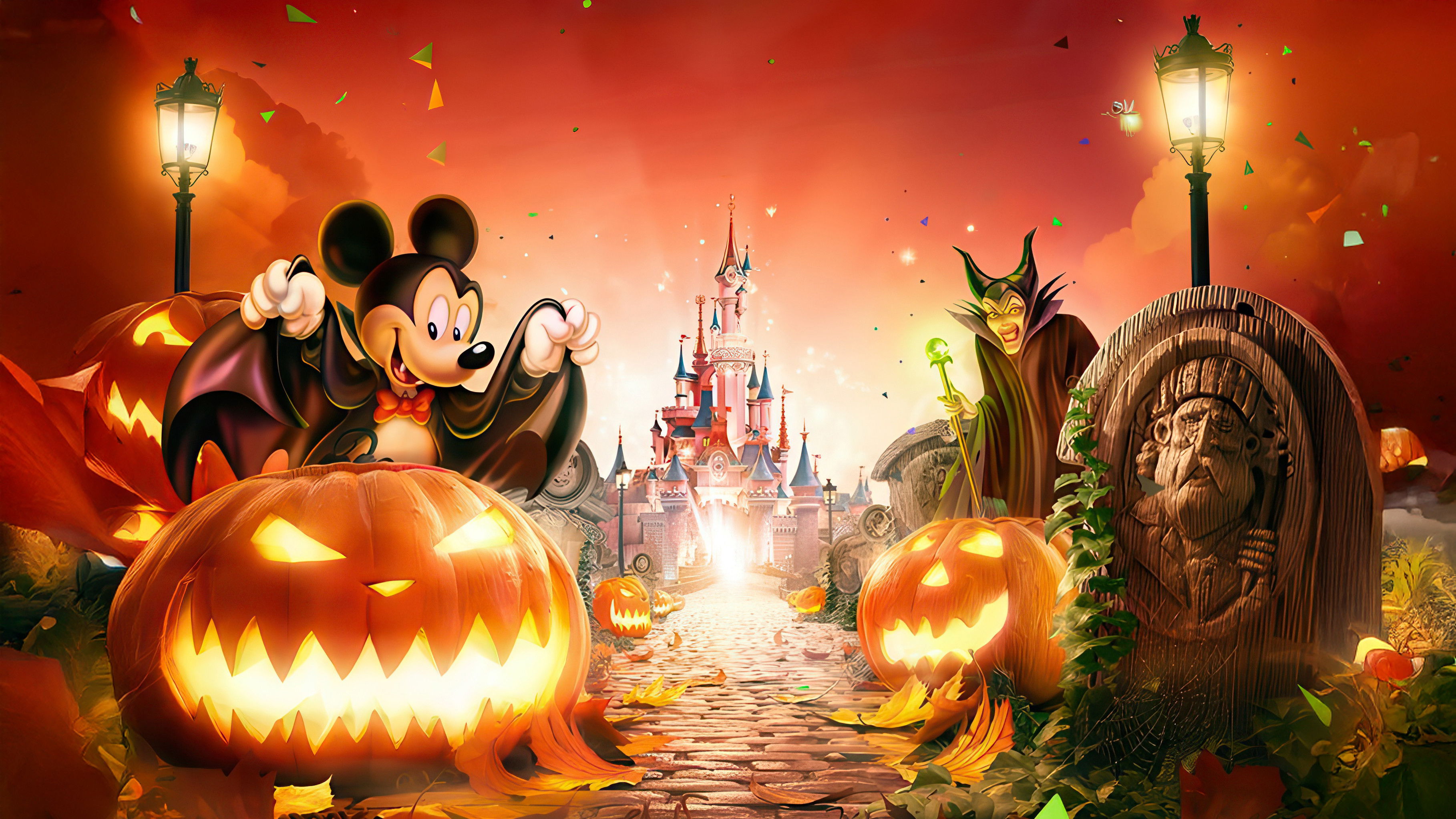 Backdrop for Les coulisses d'Halloween 2018 chez Disney