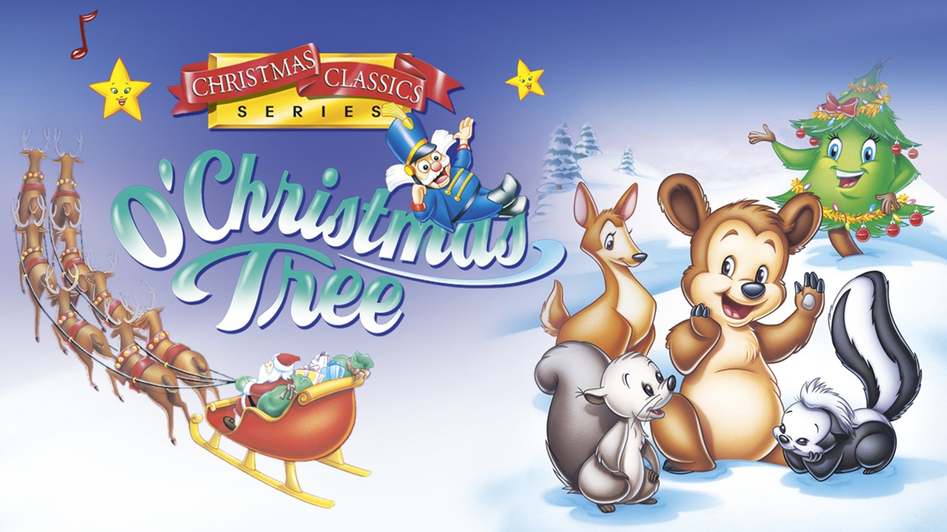 Backdrop for O' Christmas Tree