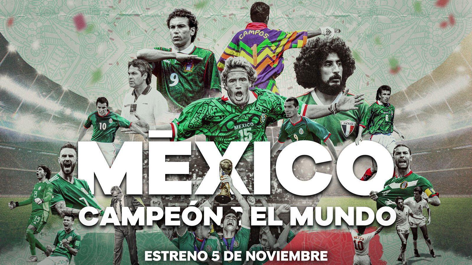 Backdrop for México campeón del mundo