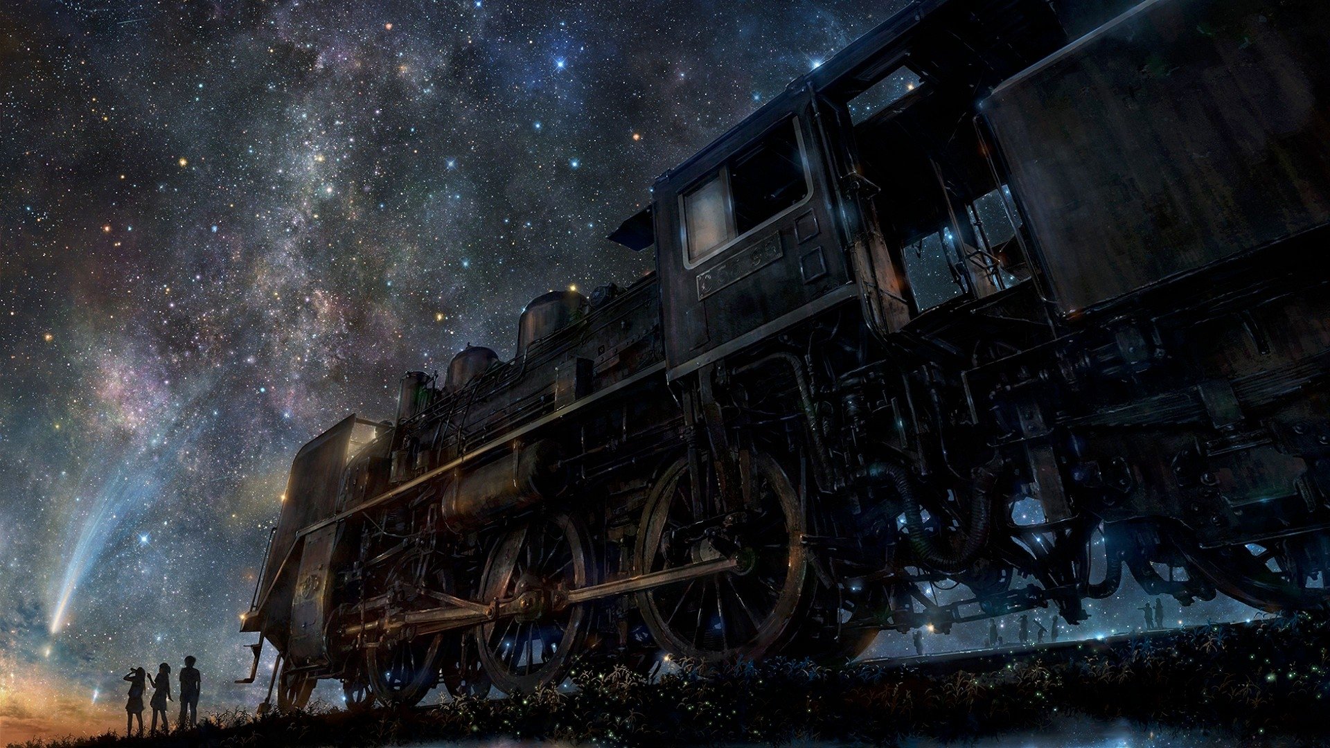 Backdrop for The Celestial Railroad