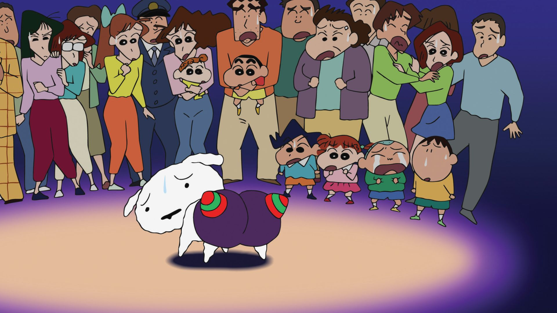 Backdrop for Crayon Shin-chan: Invoke a Storm! The Singing Buttocks Bomb