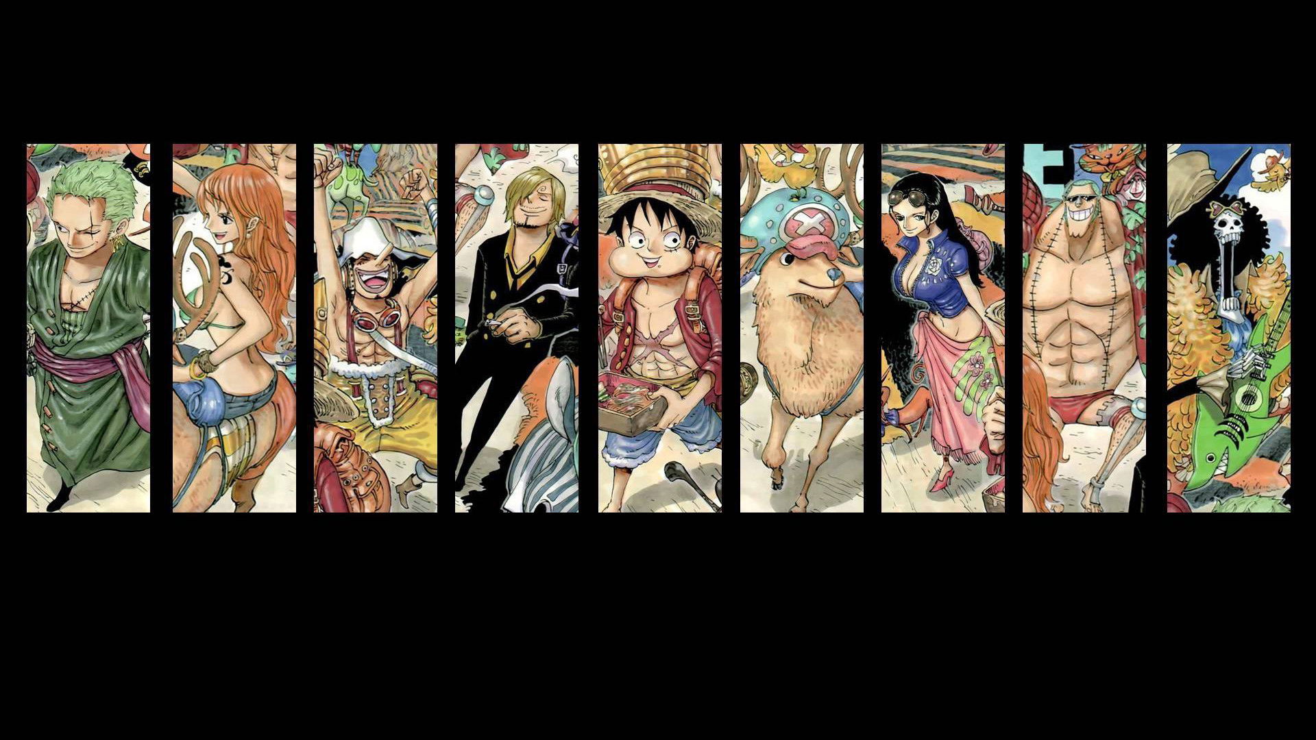 Backdrop for One Piece Characters Log