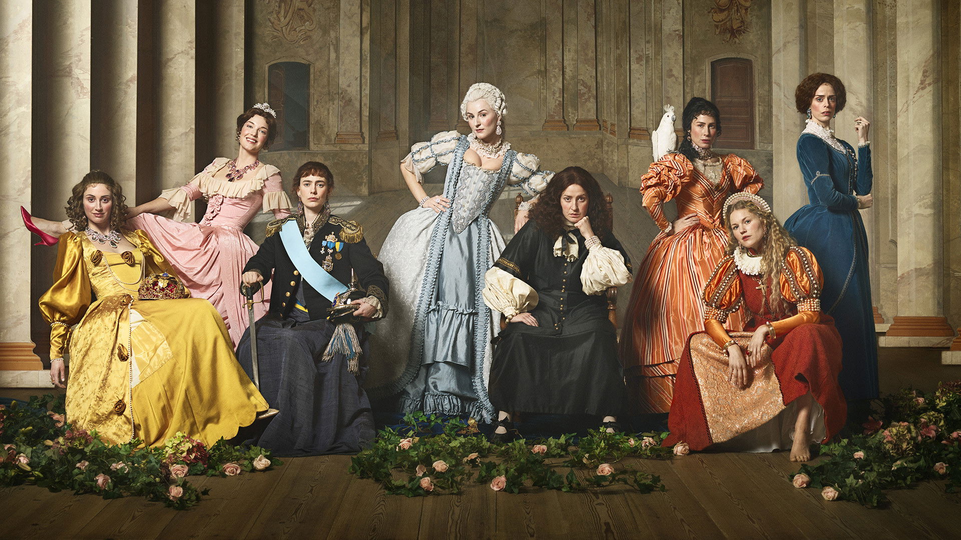 Backdrop for The Queens of Sweden