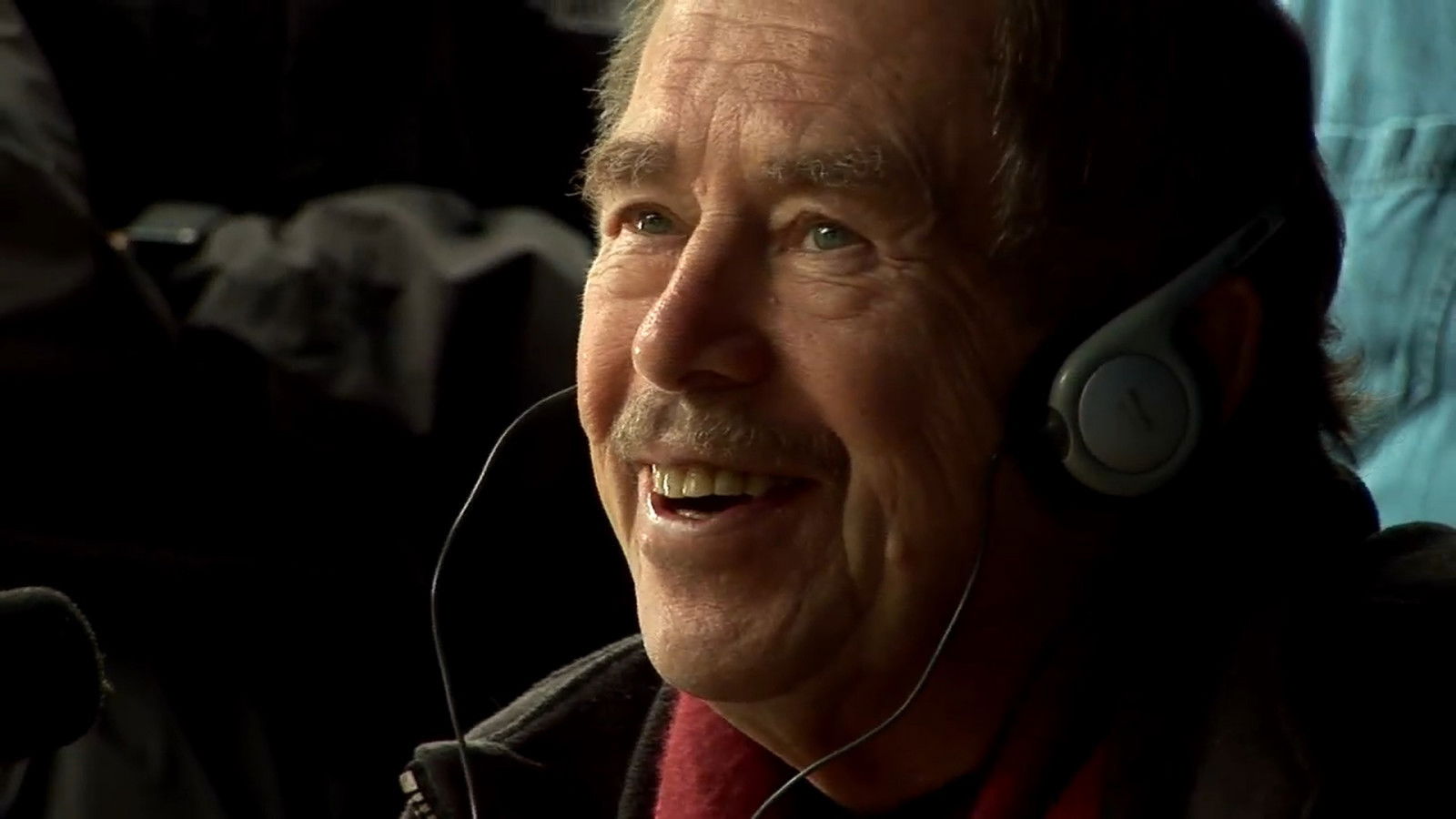 Backdrop for Havel Speaking, Can You Hear Me?