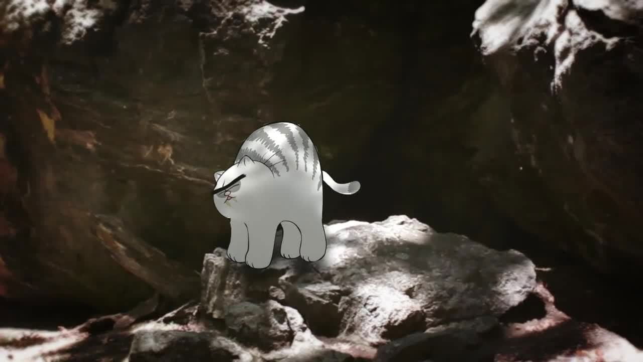 Backdrop for Extinction of the Saber-Toothed Housecat