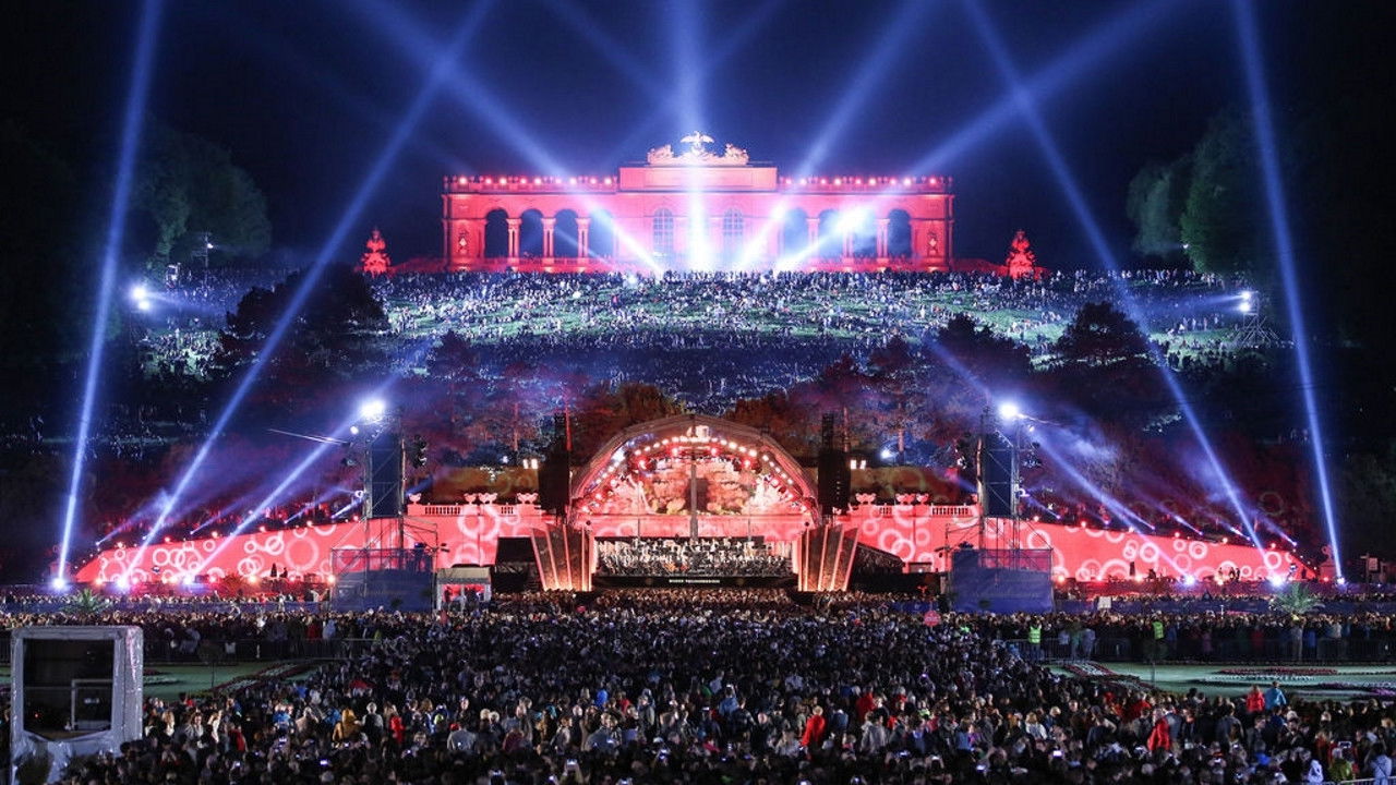 Backdrop for Summer Night Concert