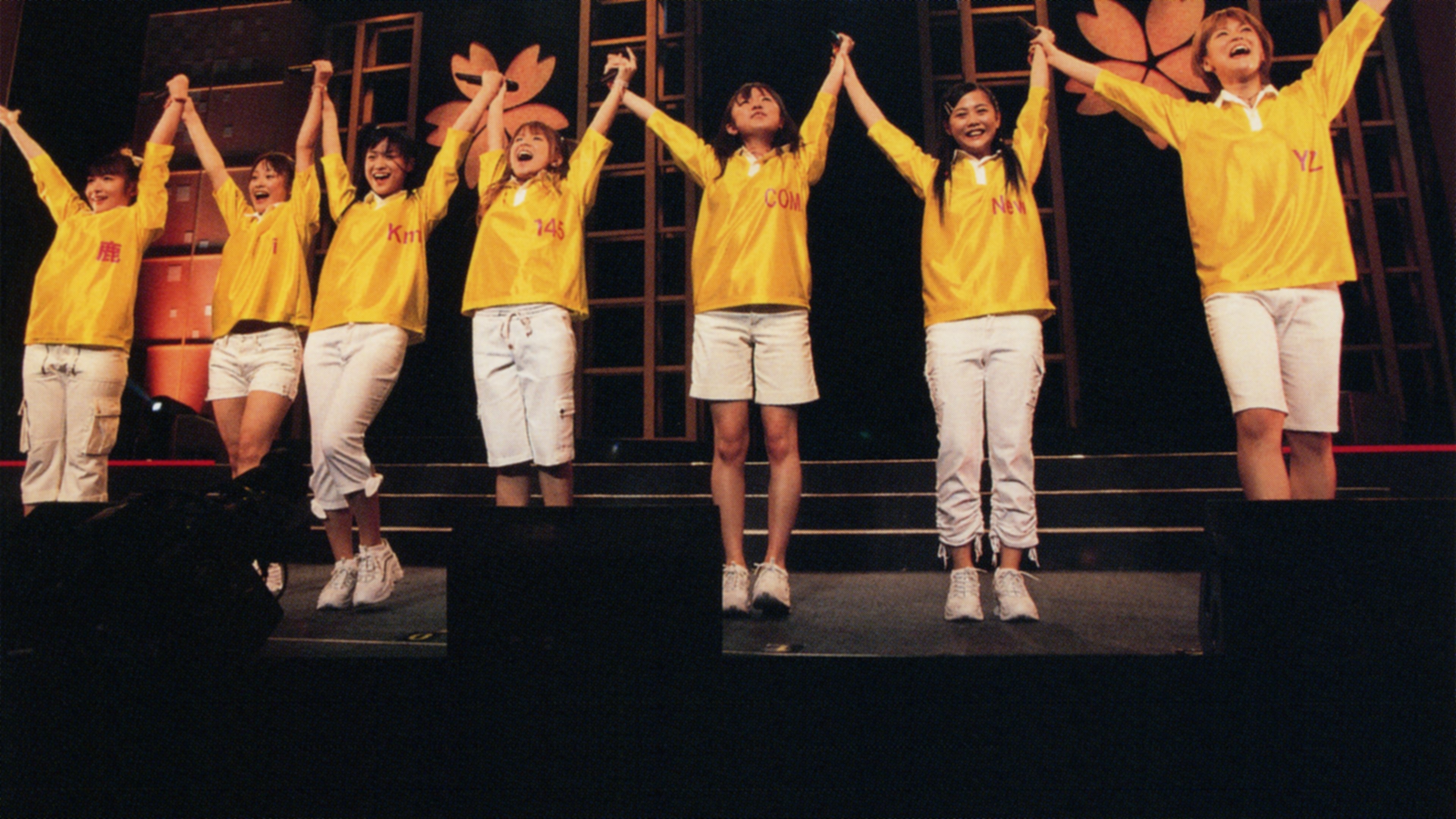 Backdrop for Morning Musume. 2004 Winter Sakura Gumi Hatsu Kouen ~Sakura Saku~