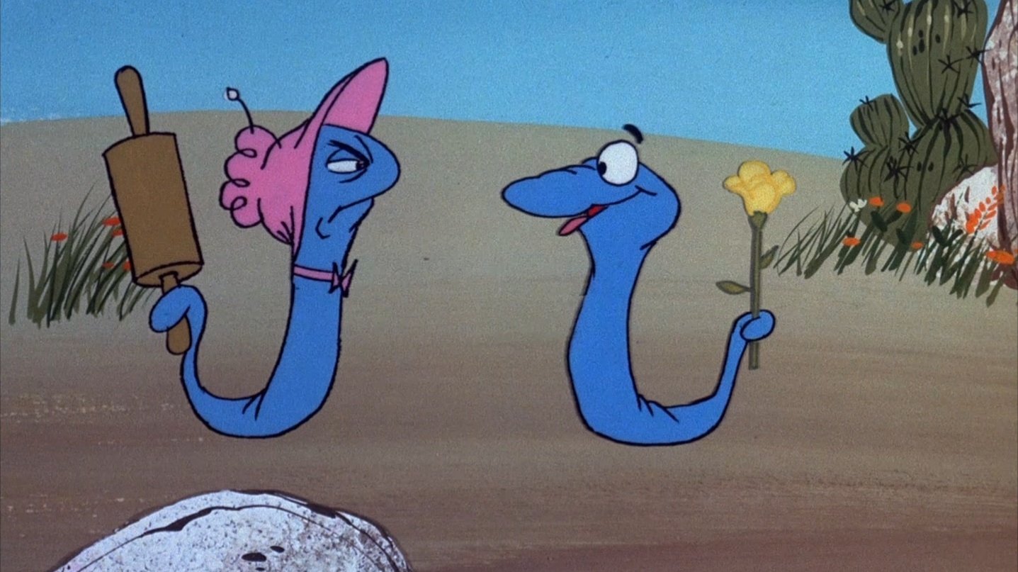 Backdrop for The Blue Racer