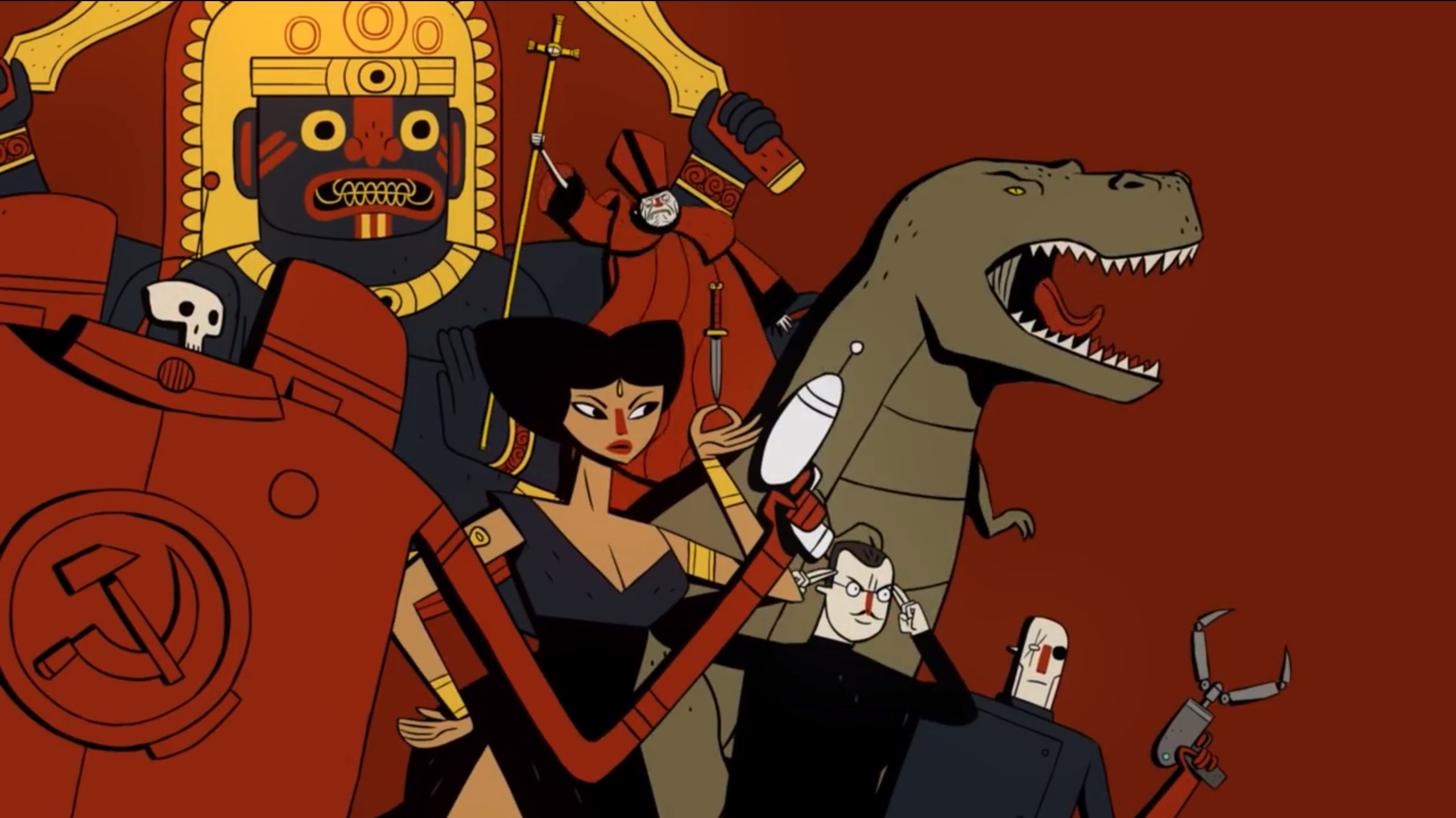 Backdrop for Super Science Friends