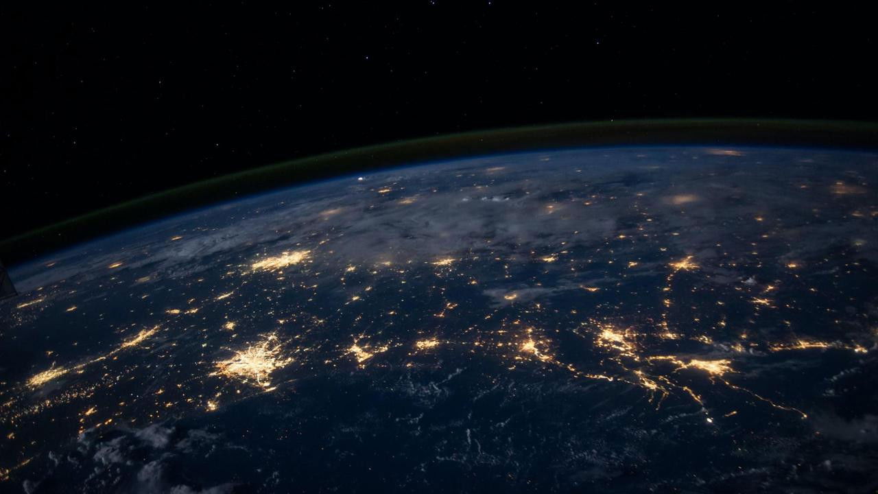 Backdrop for Mankind From Space