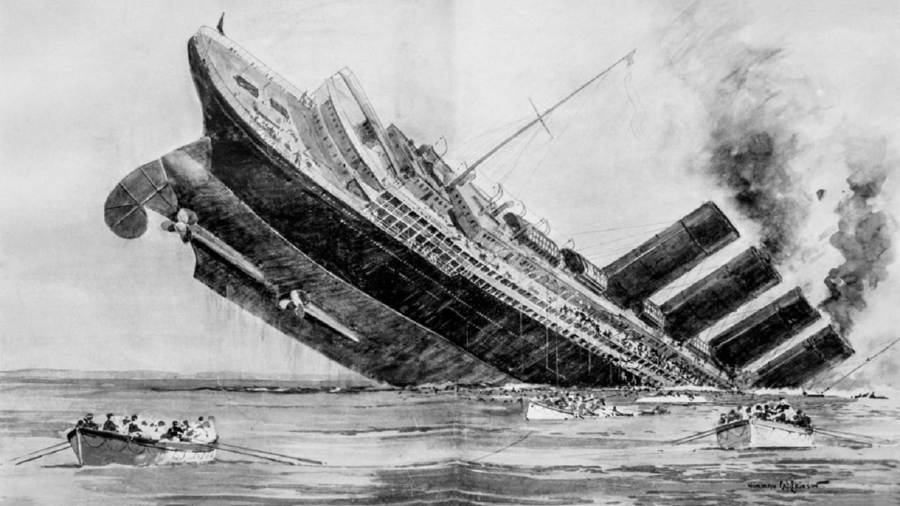 Backdrop for Sinking the Lusitania: An American Tragedy