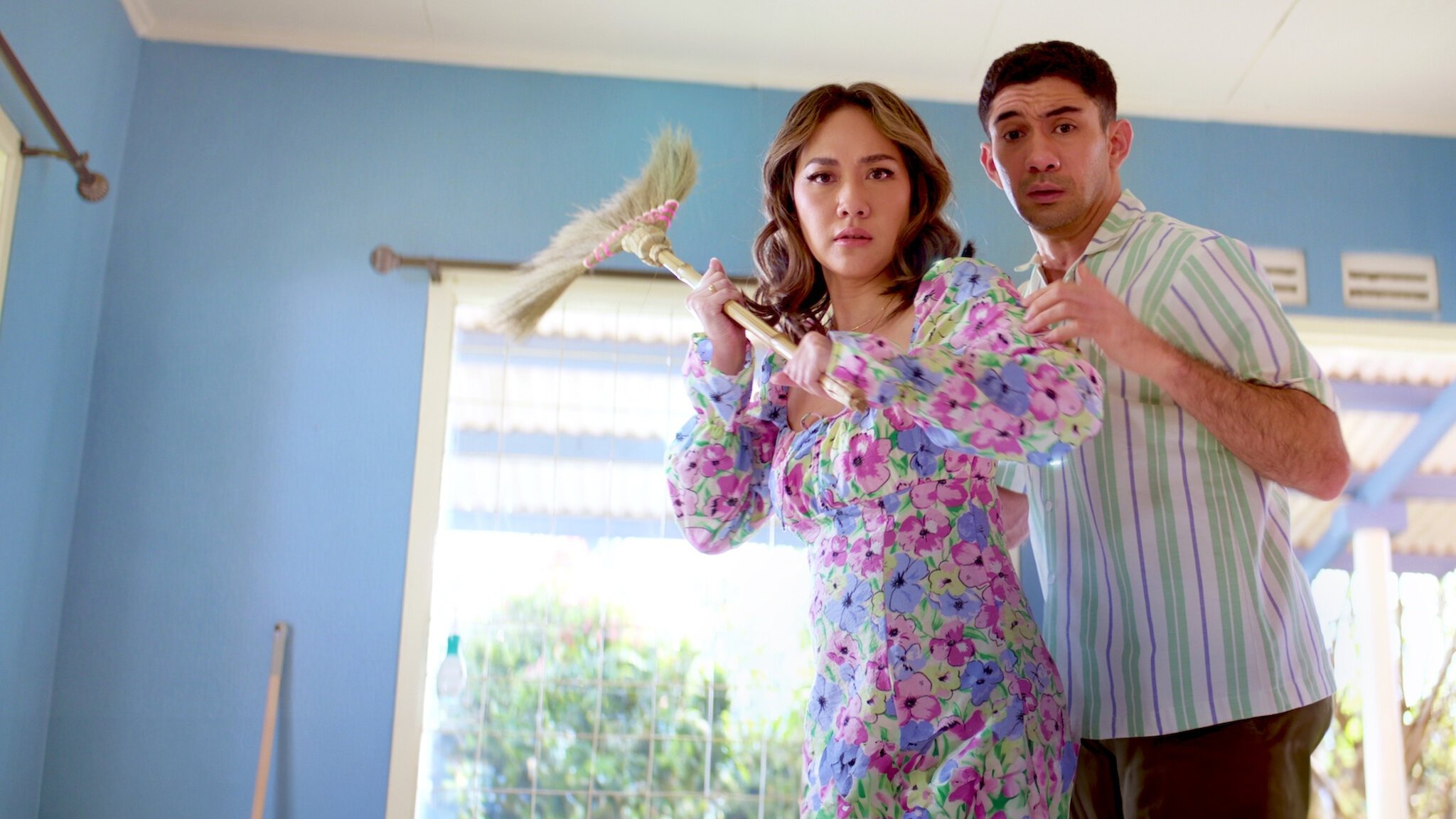 Backdrop for Funny Couple