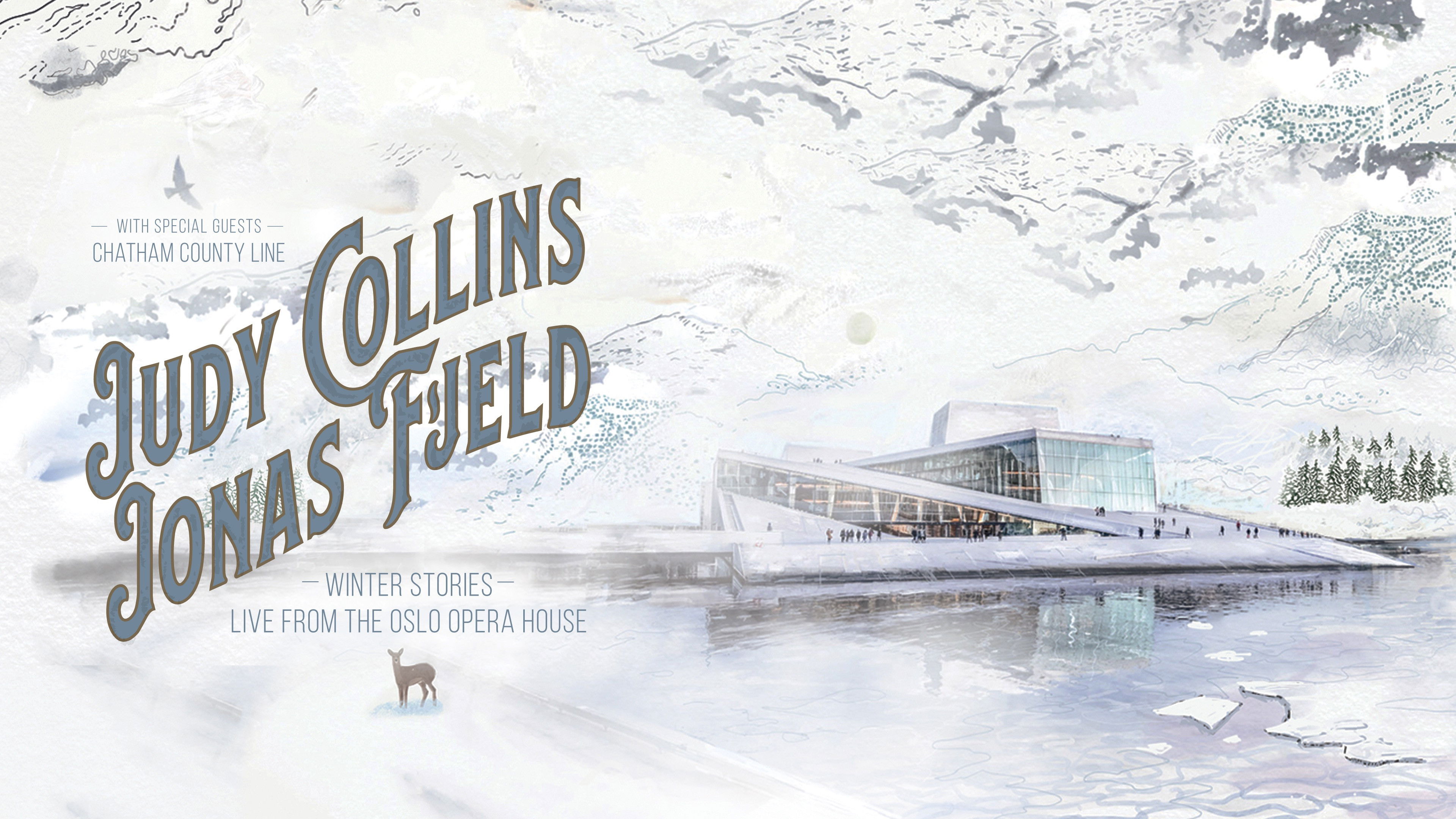 Backdrop for Judy Collins & Jonas Fjeld - Winter Stories: Live From the Oslo Opera House