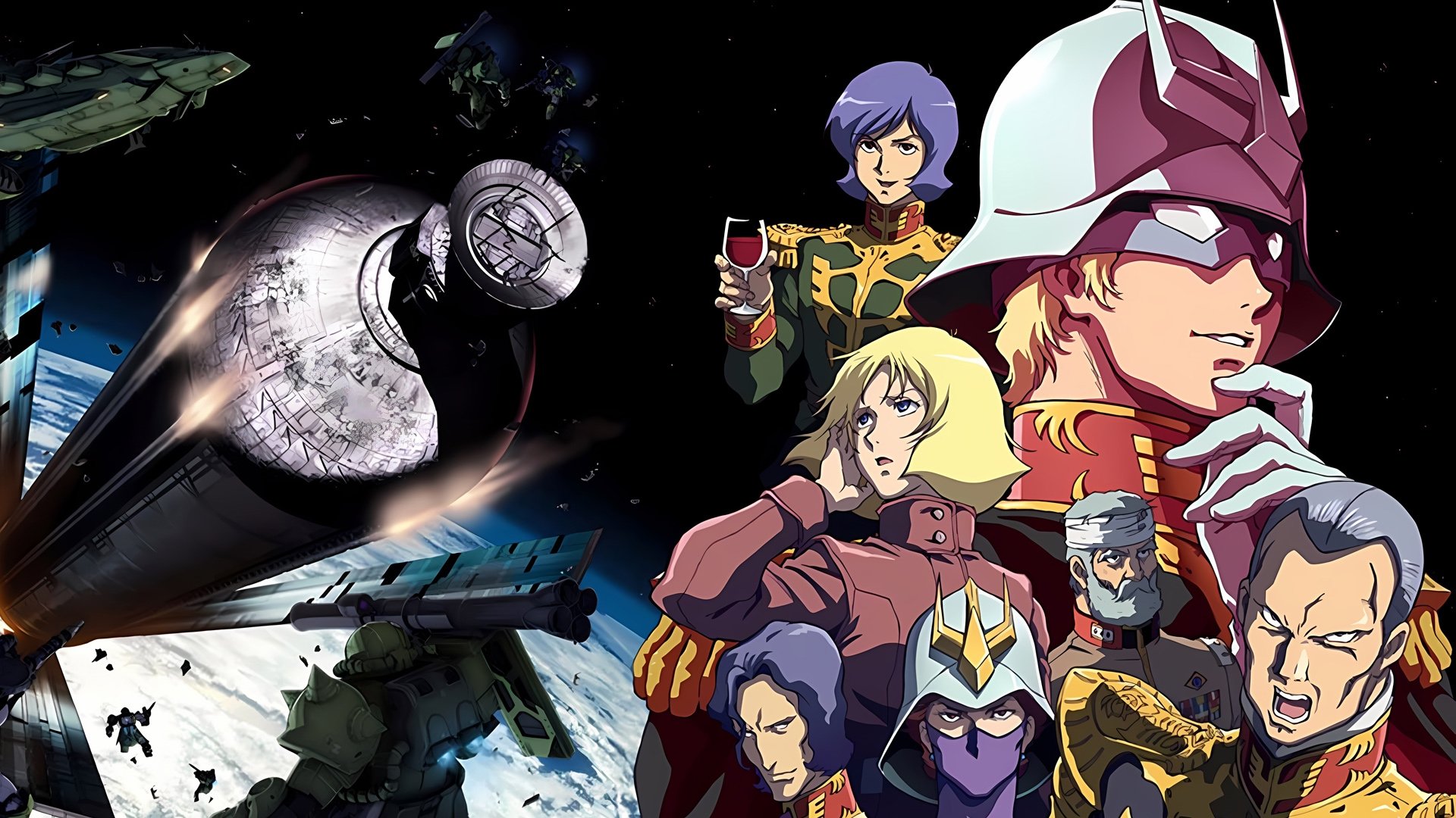 Backdrop for Mobile Suit Gundam: The Origin - Advent of the Red Comet