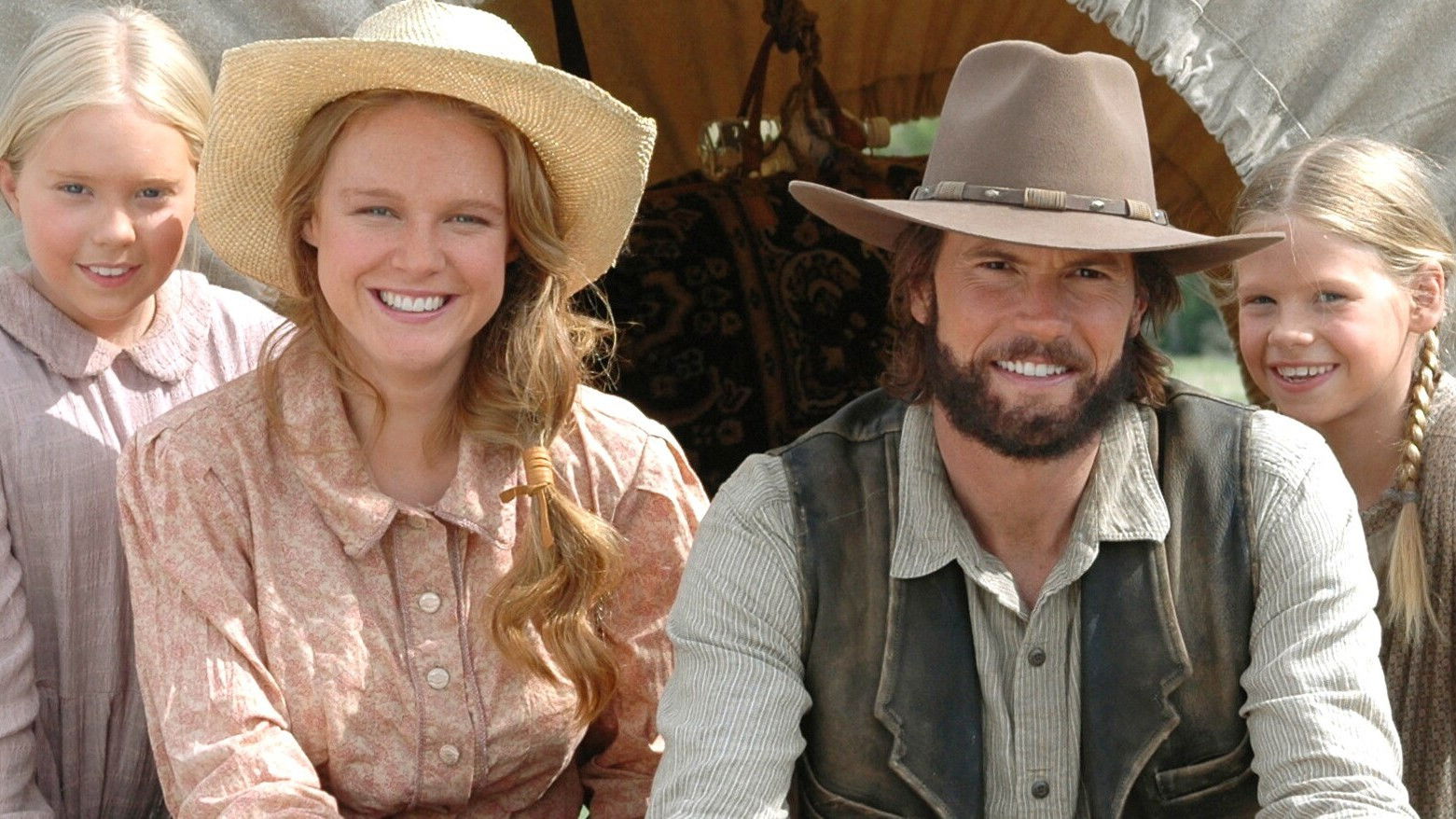 Backdrop for Little House on the Prairie