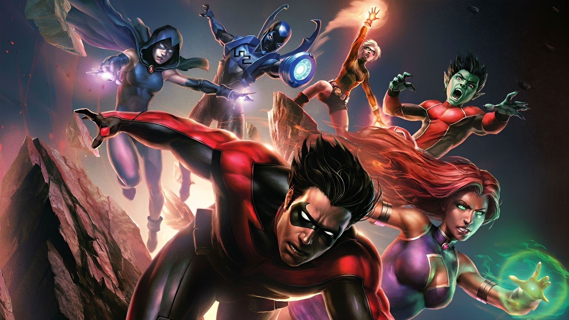 Backdrop for Teen Titans: The Judas Contract