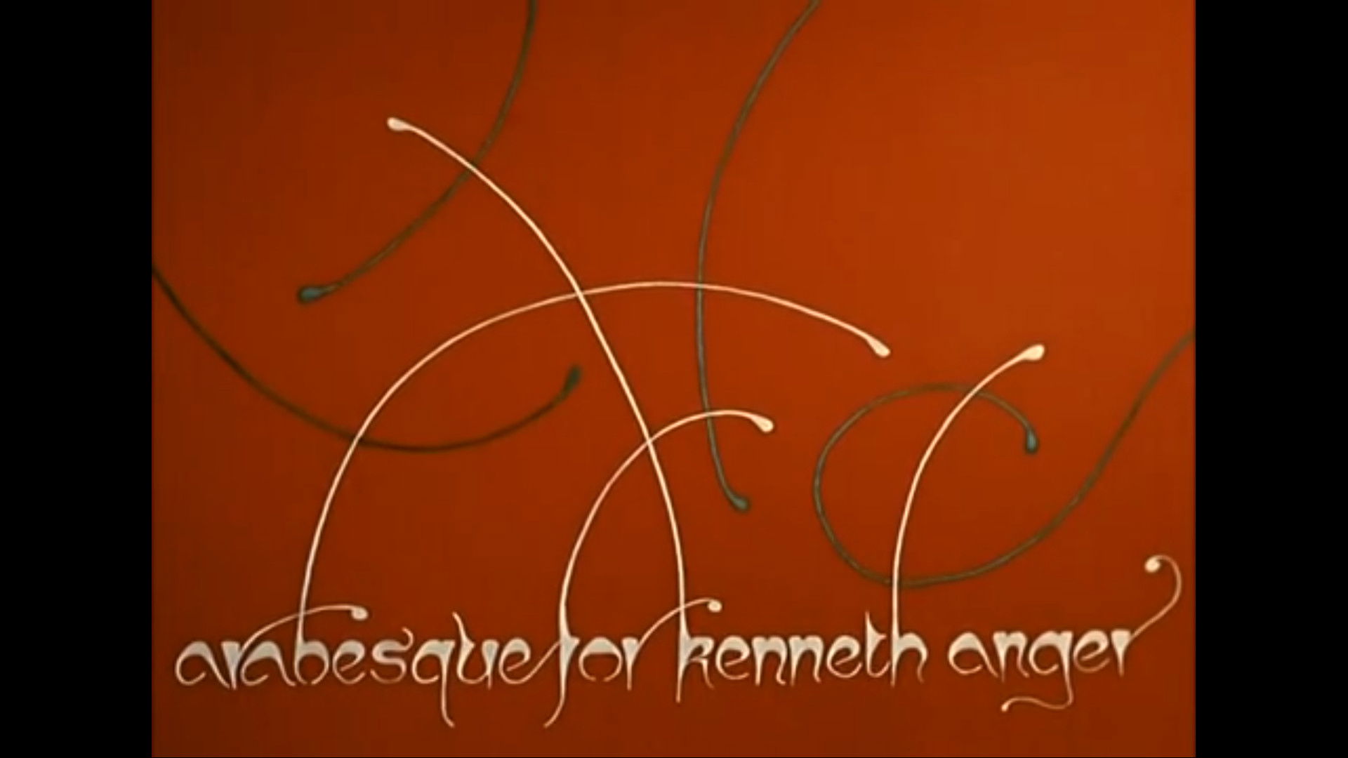 Backdrop for Arabesque for Kenneth Anger