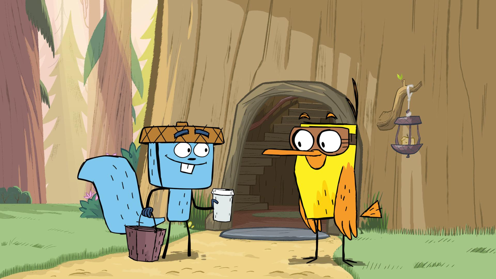 Backdrop for Bird & Squirrel