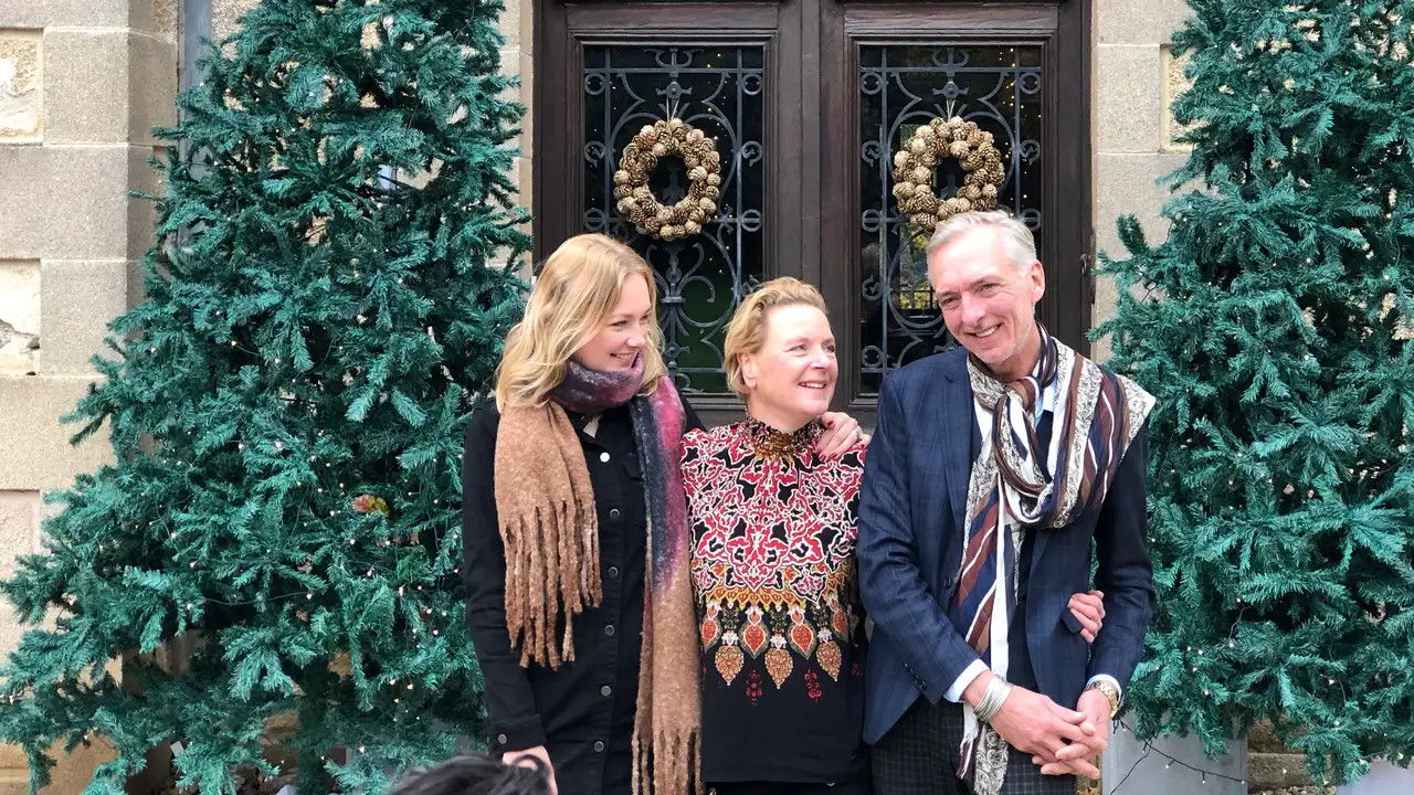 Backdrop for Kerst op Chateau Meiland