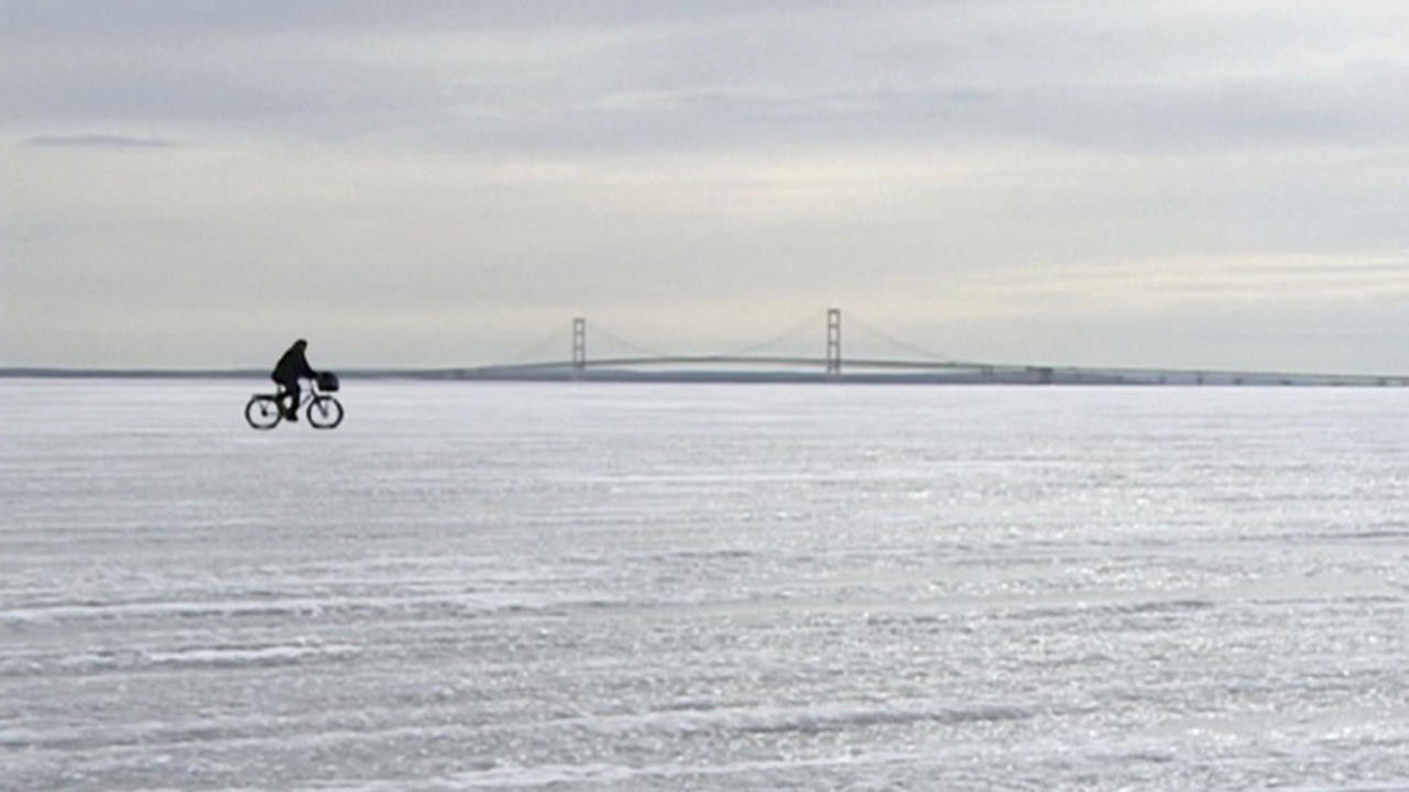 Backdrop for Ice Bridge - Mackinac Island’s Hidden Season