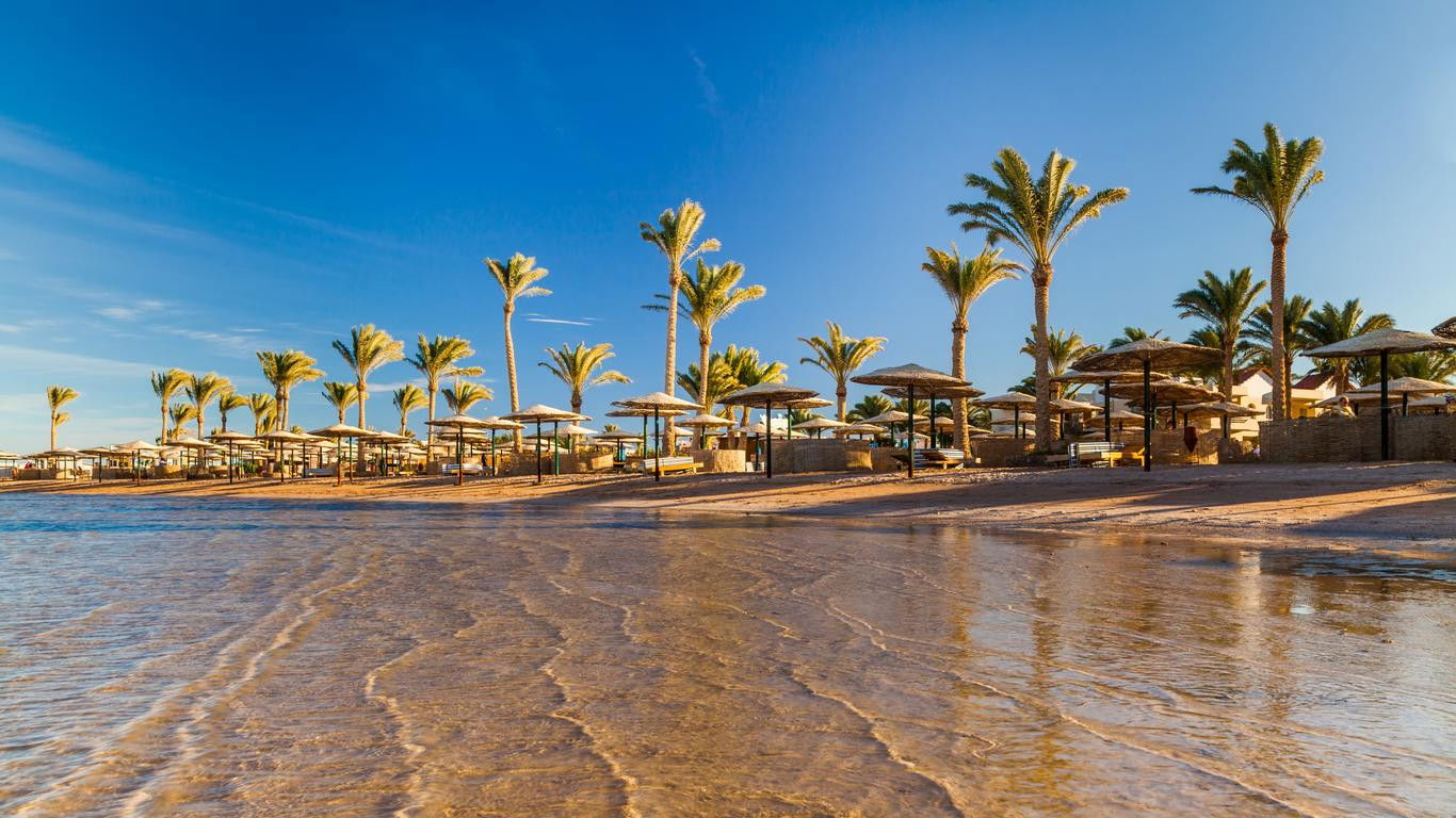 Backdrop for Egypt: Hurghada