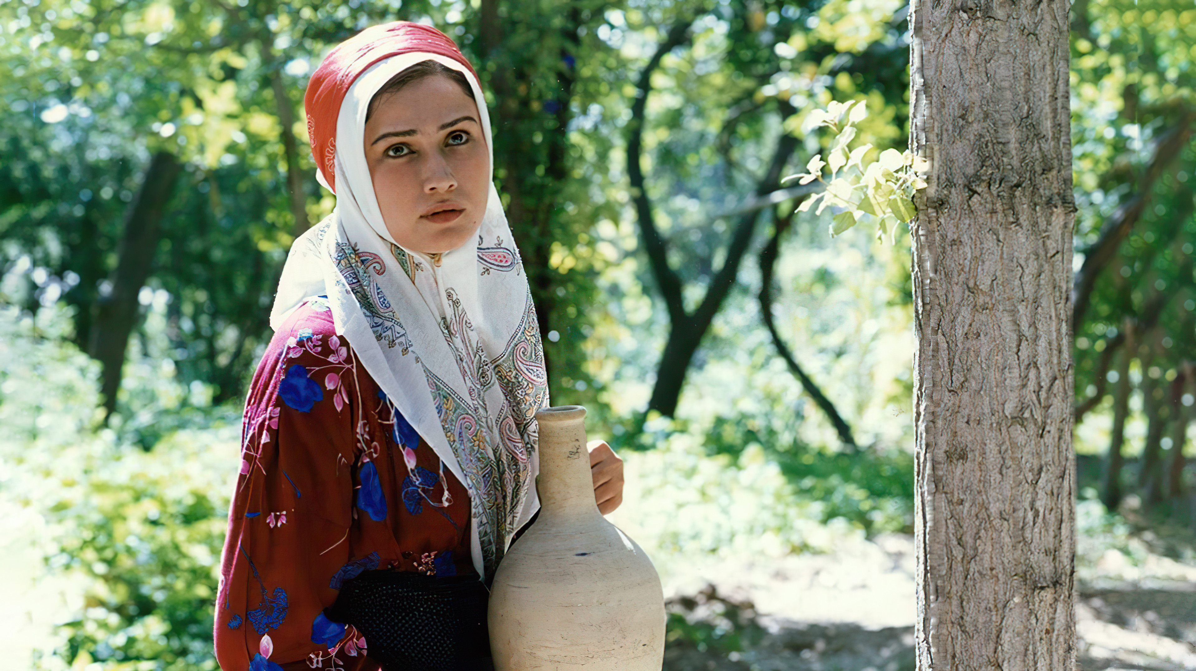 Backdrop for The Walnut Harvest