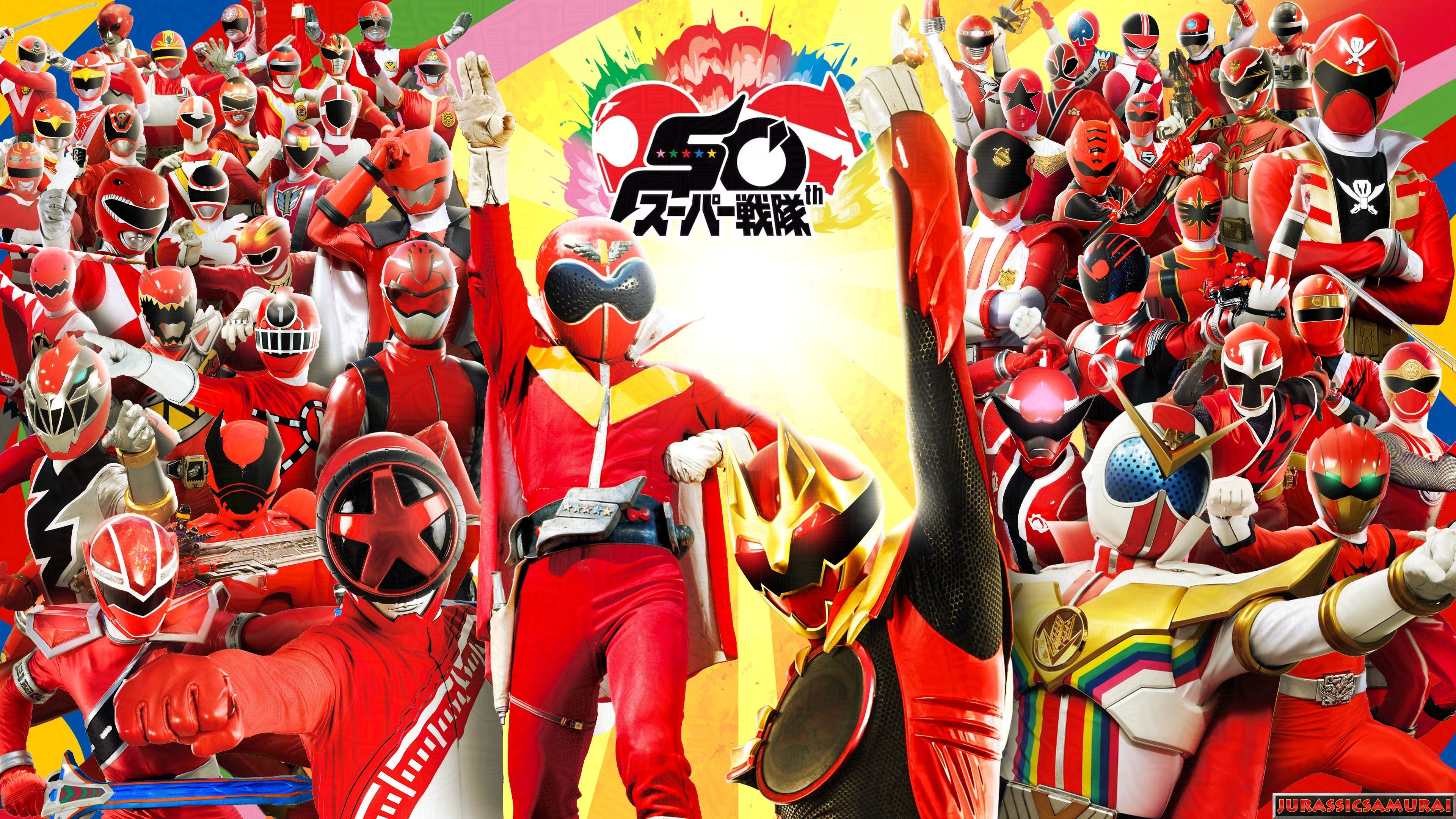 Backdrop for Super Sentai Series