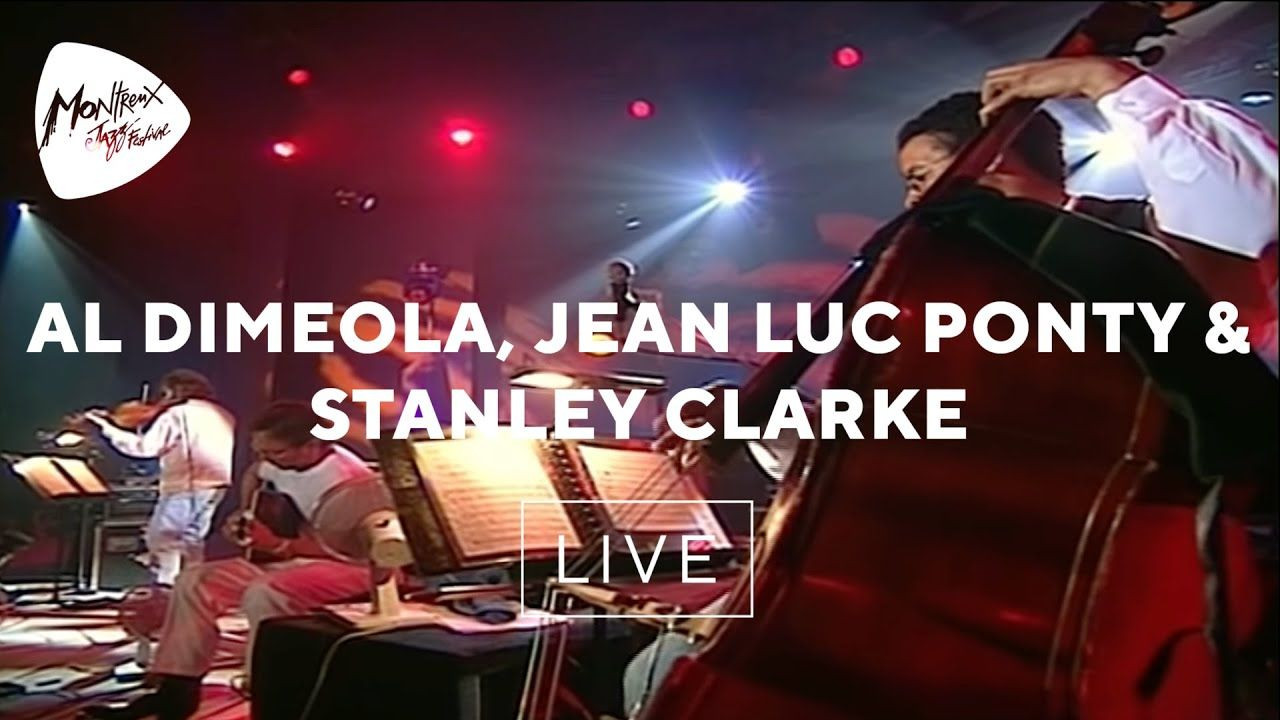 Backdrop for Al Di Meola Jean-Luc Ponty Stanley Clarke Live at Montreux