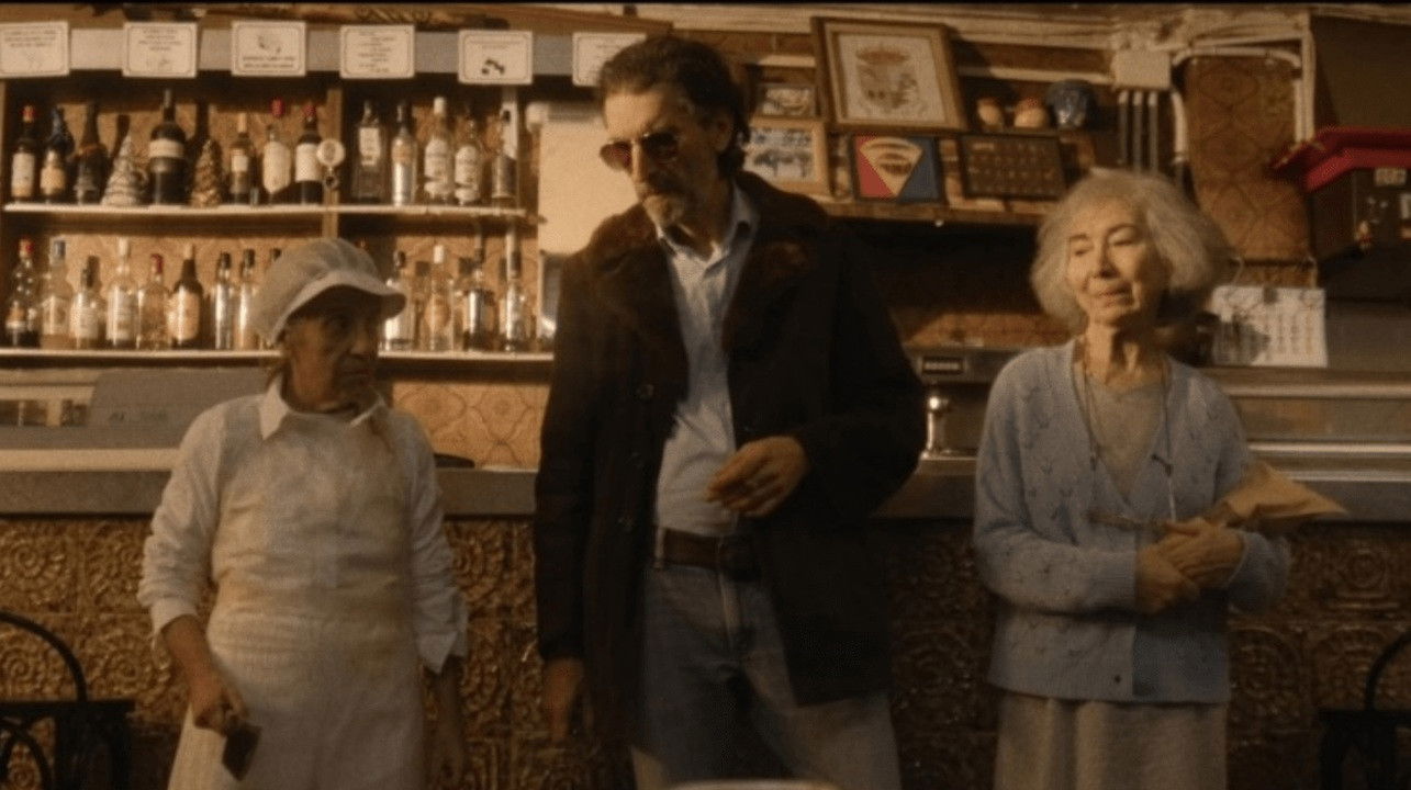 Backdrop for Café Monumental