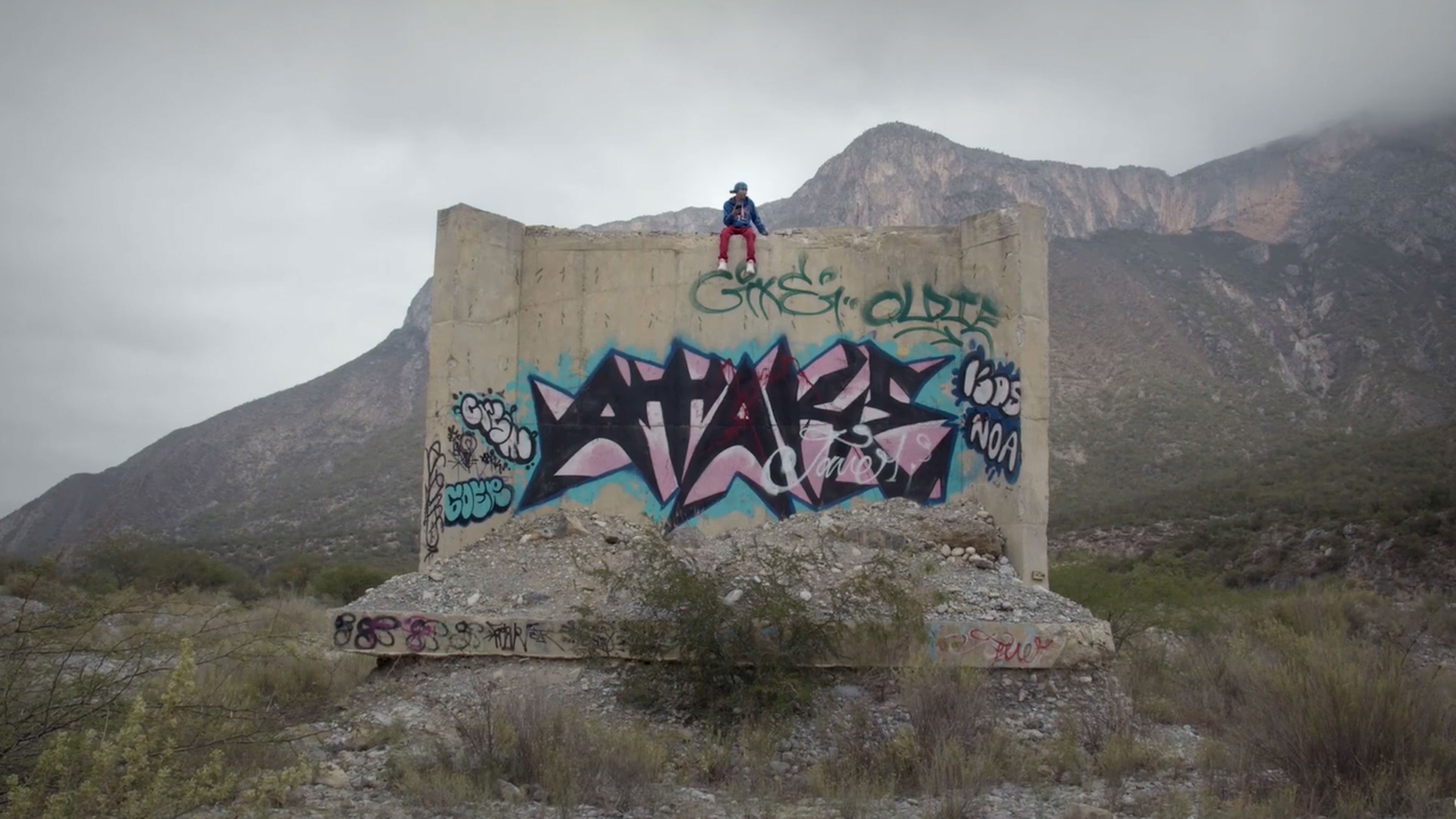 Backdrop for Hawk Boy Sleeps Amidst Visions of a Fire