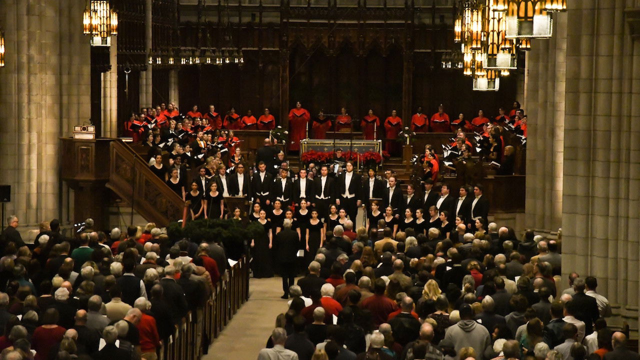 Backdrop for Christmas at Westminster: An Evening of Readings and Carols