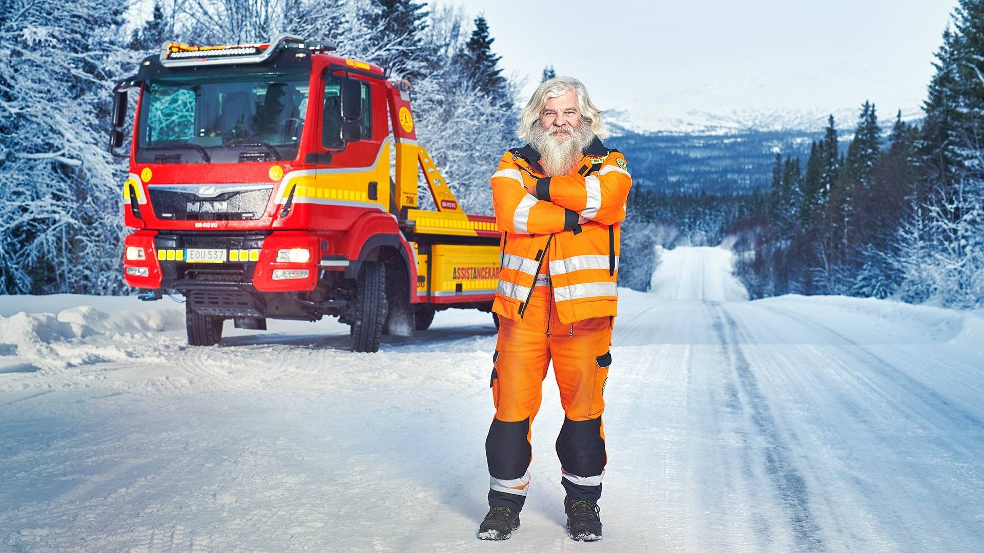 Backdrop for Frozen Roads