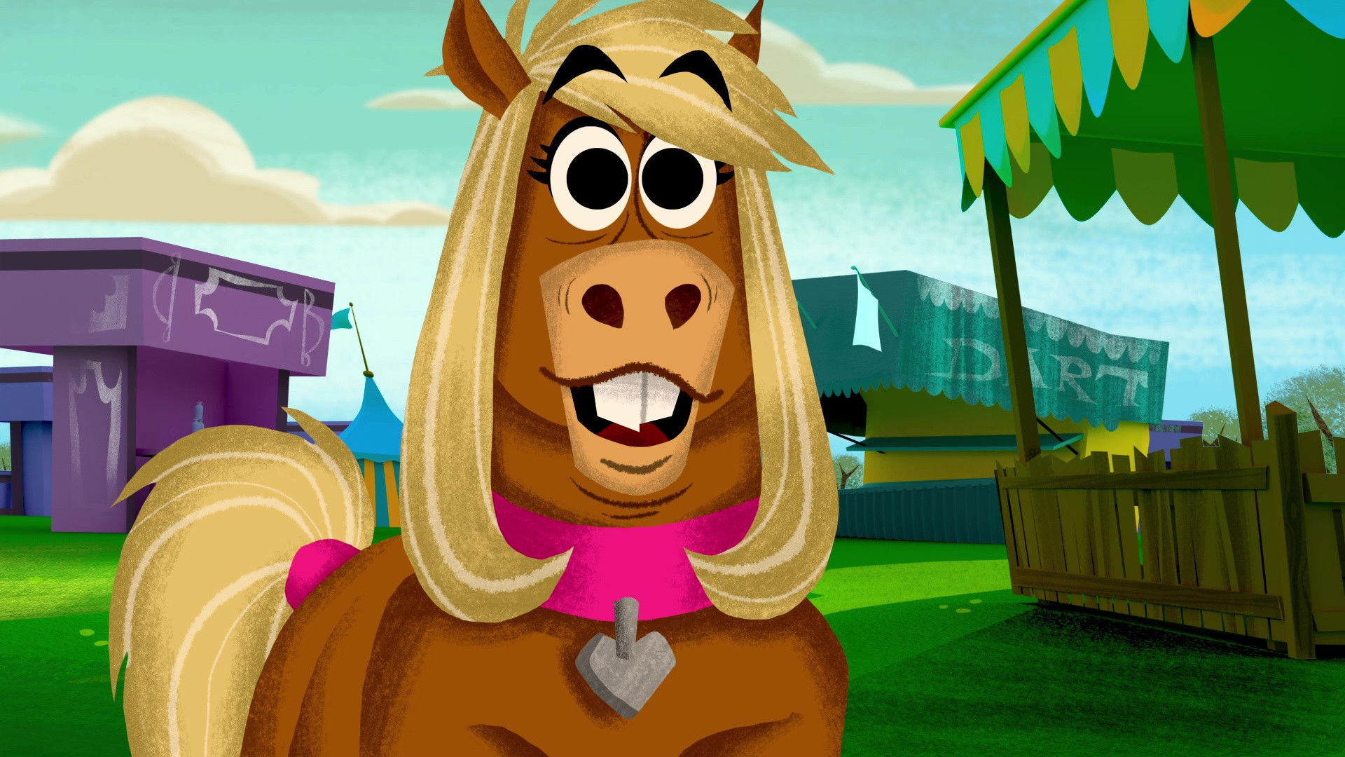 Backdrop for Precious Templeton: A Pony Tale