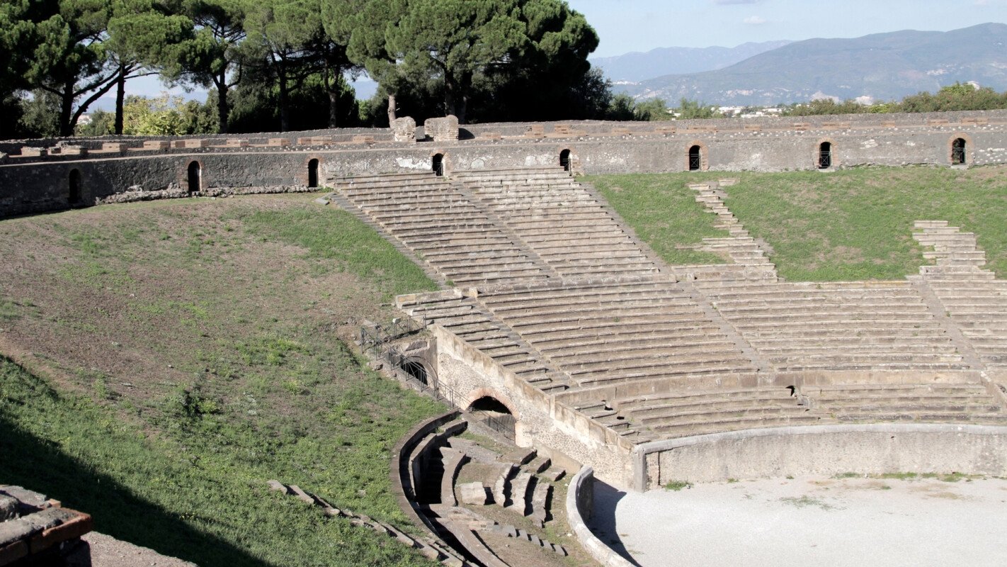 Backdrop for Pompeii: New Secrets Revealed with Mary Beard