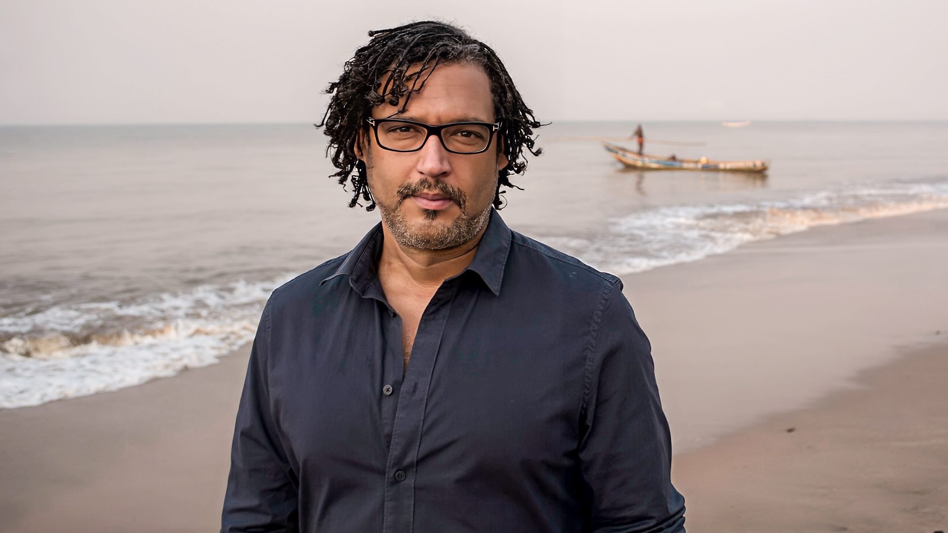 Backdrop for Empire with David Olusoga