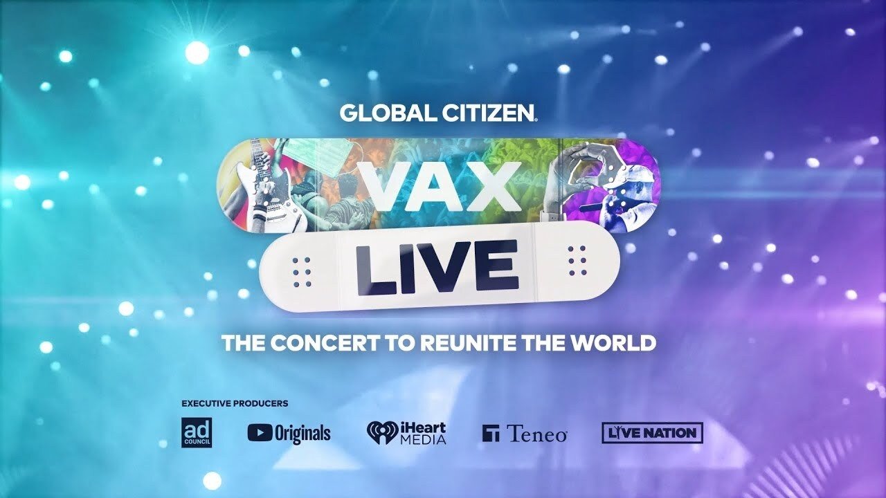 Backdrop for Vax Live: The Concert to Reunite the World